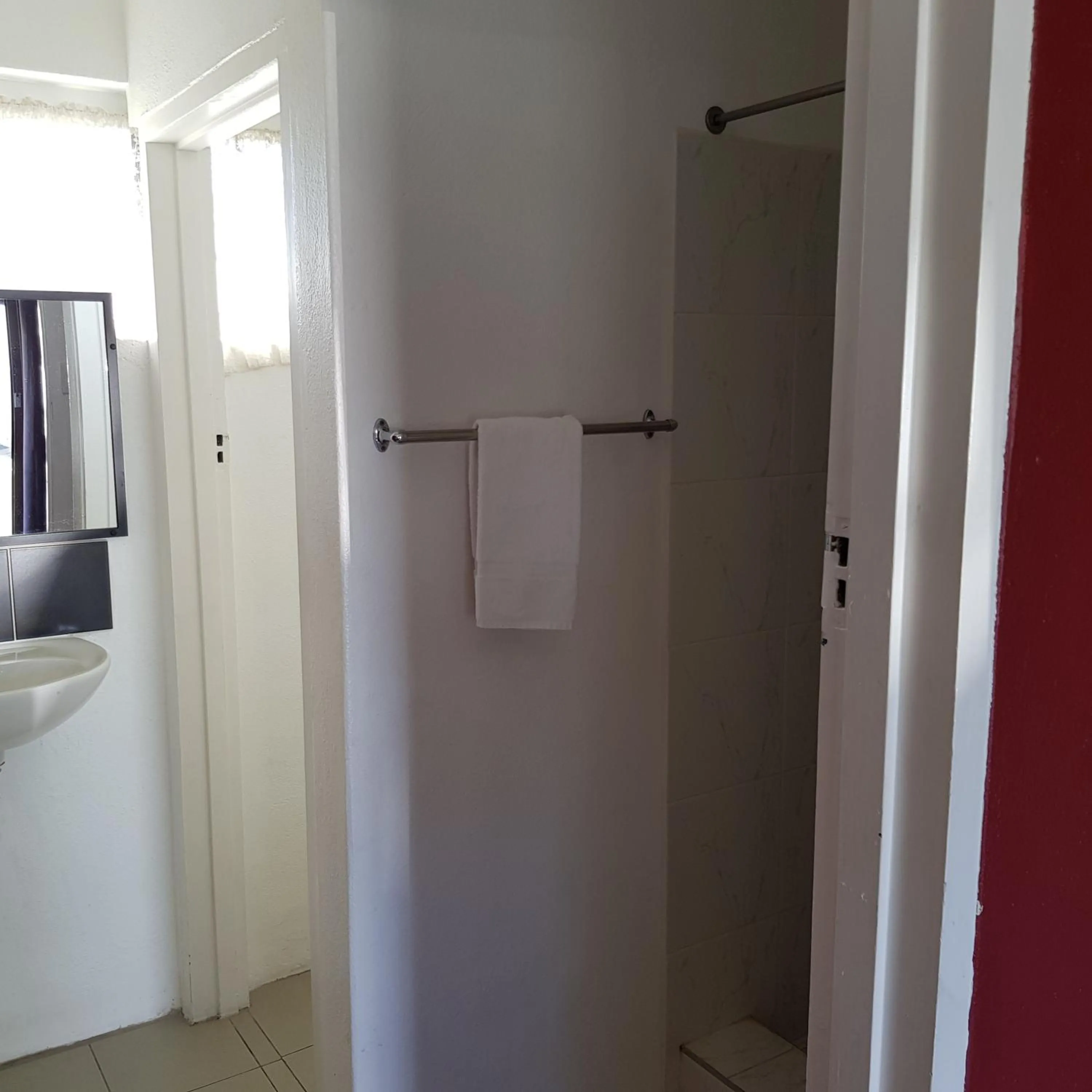 Shower in Motel Lodge