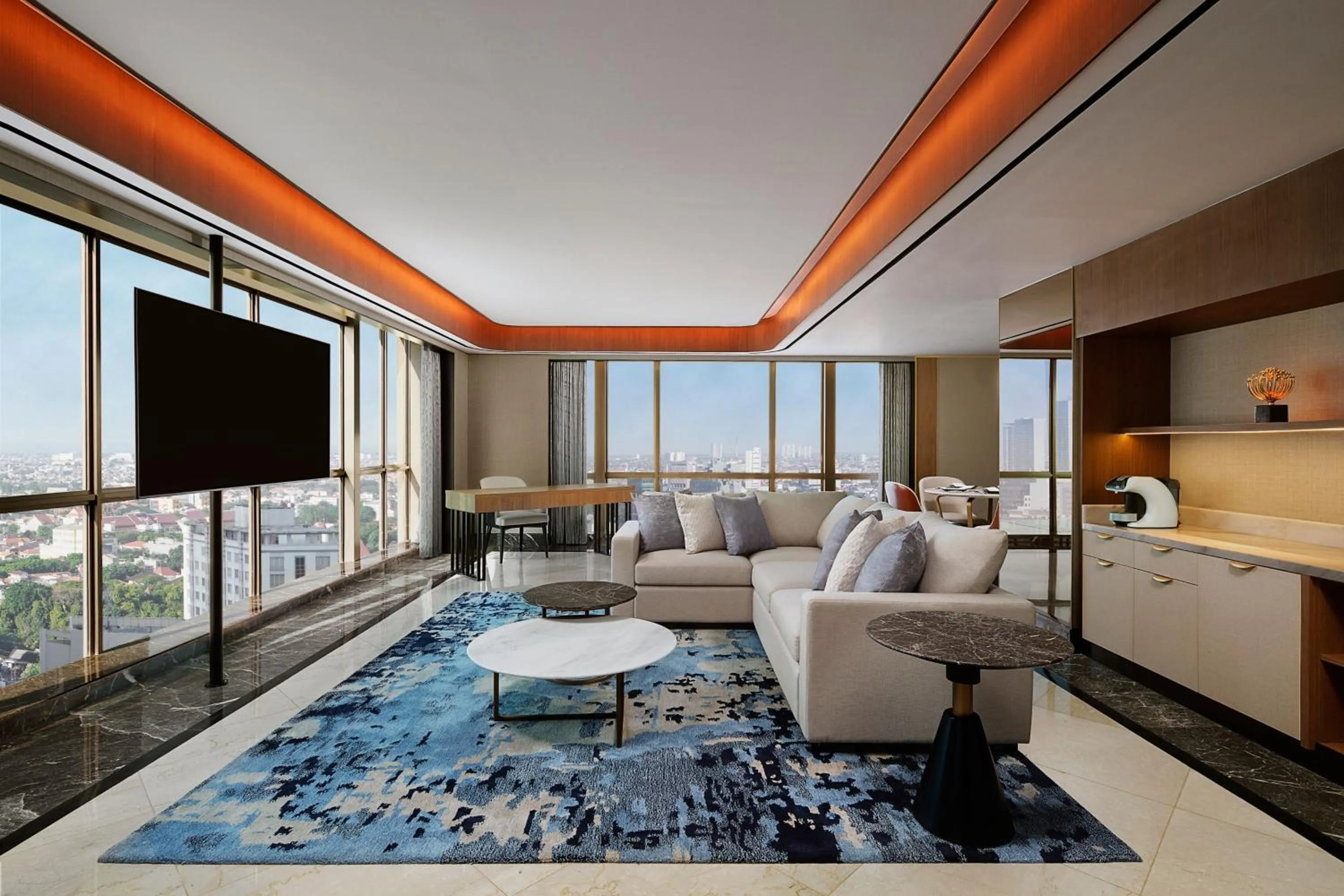 Living room in Sheraton Surabaya Hotel & Towers