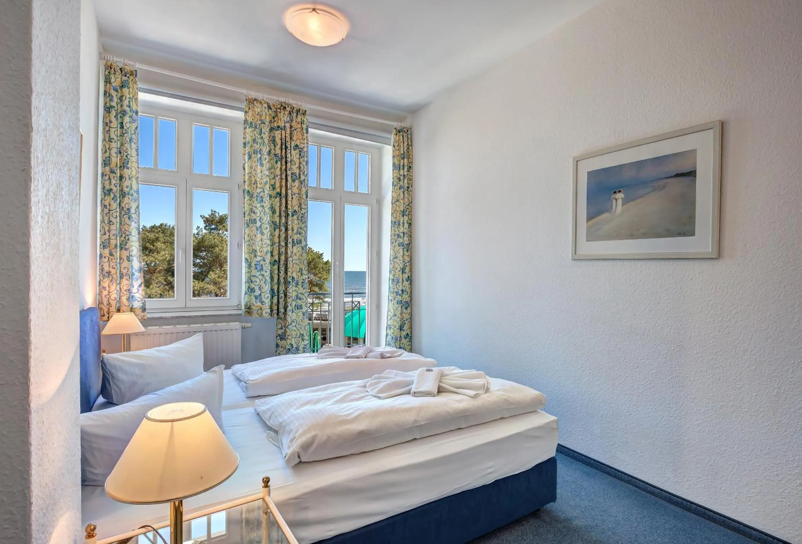 Bed in Haus Seeblick Hotel Garni & Ferienwohnungen