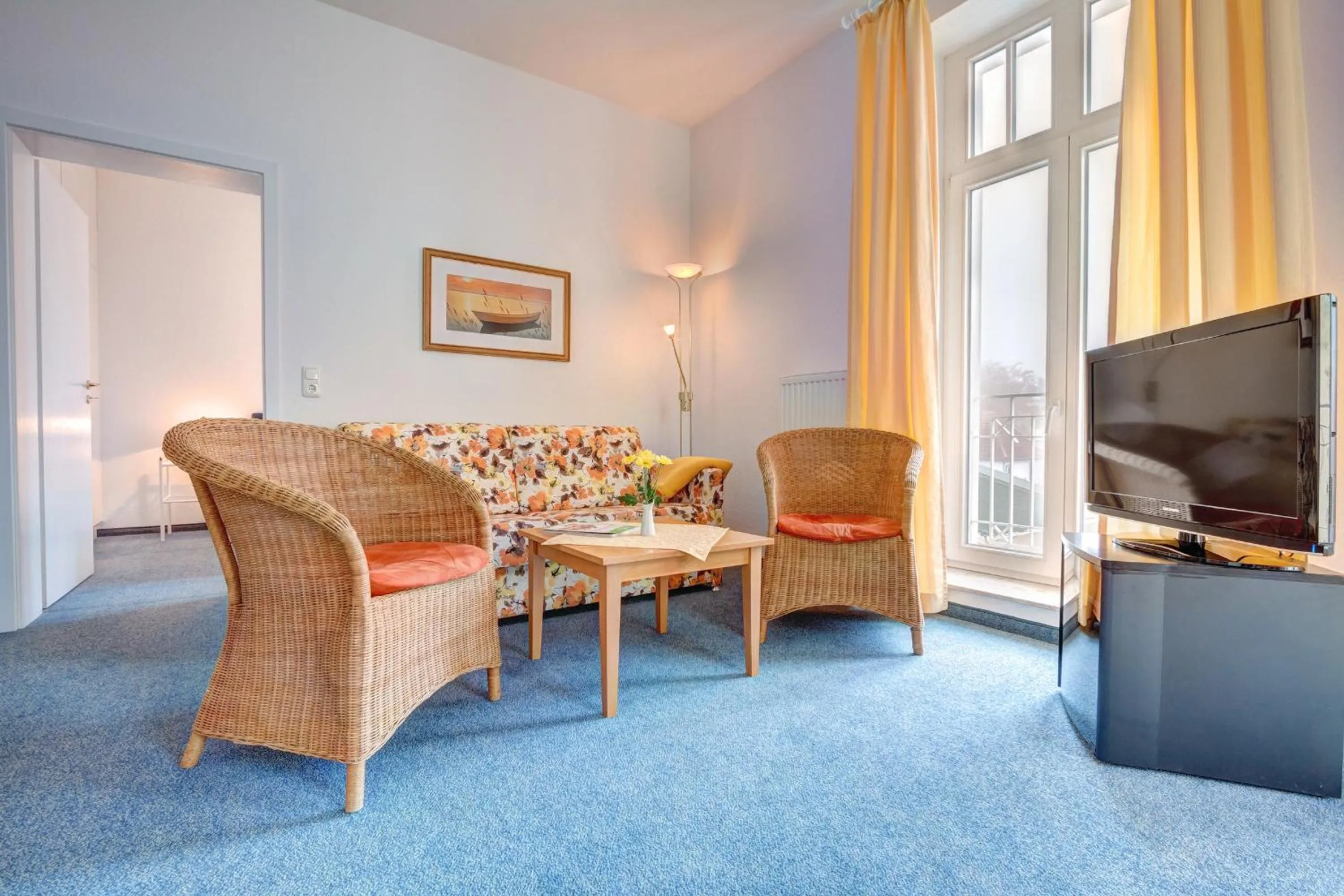 TV and multimedia in Haus Seeblick Hotel Garni & Ferienwohnungen