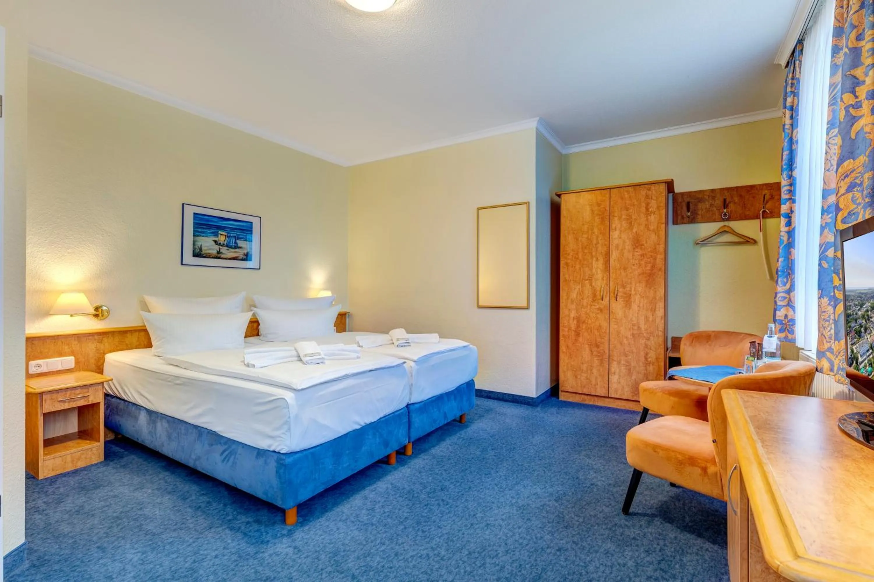 Bed in Haus Seeblick Hotel Garni & Ferienwohnungen