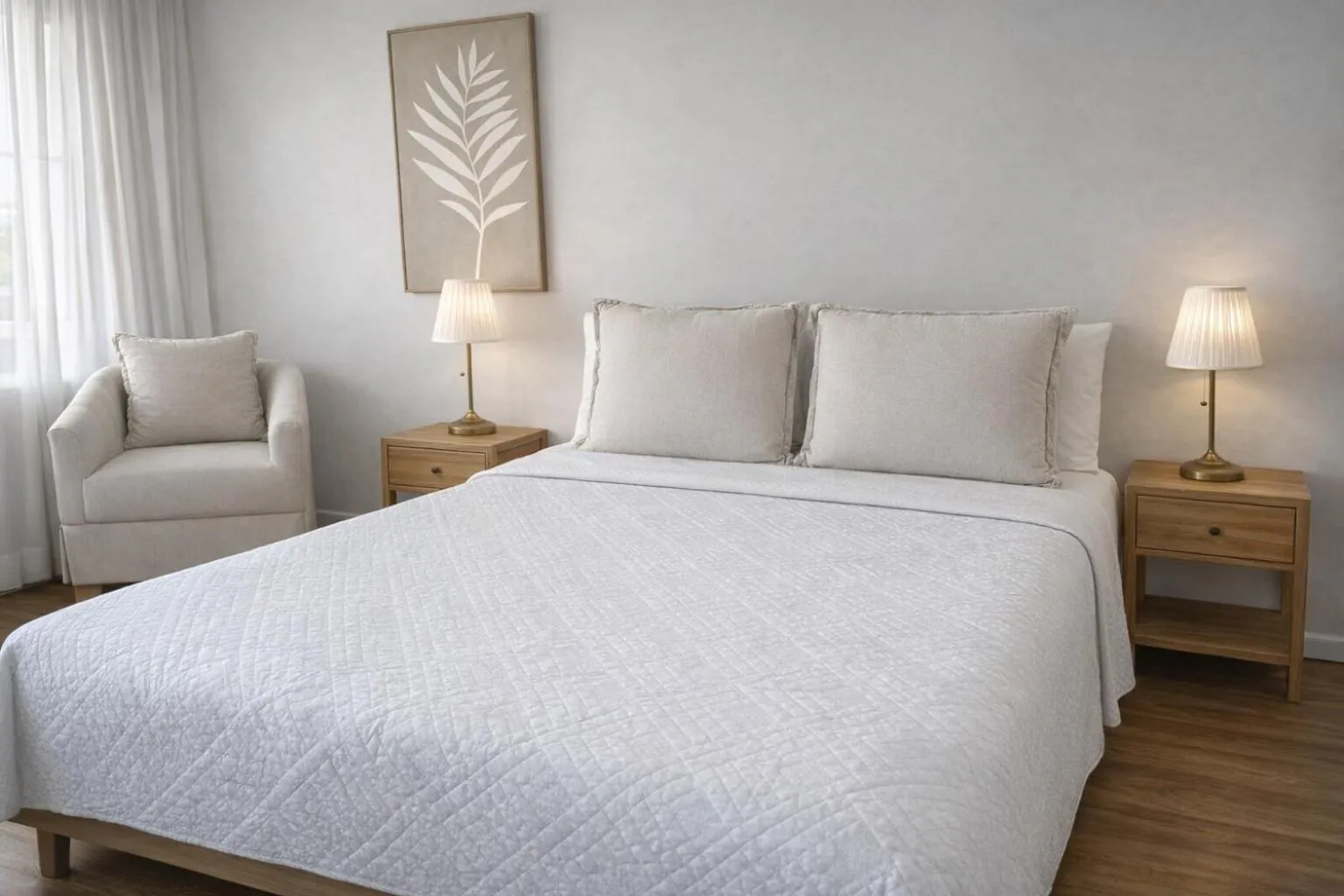 Bed in Cooks Endeavour Motor Inn Tweed Heads near Gold Coast Airport