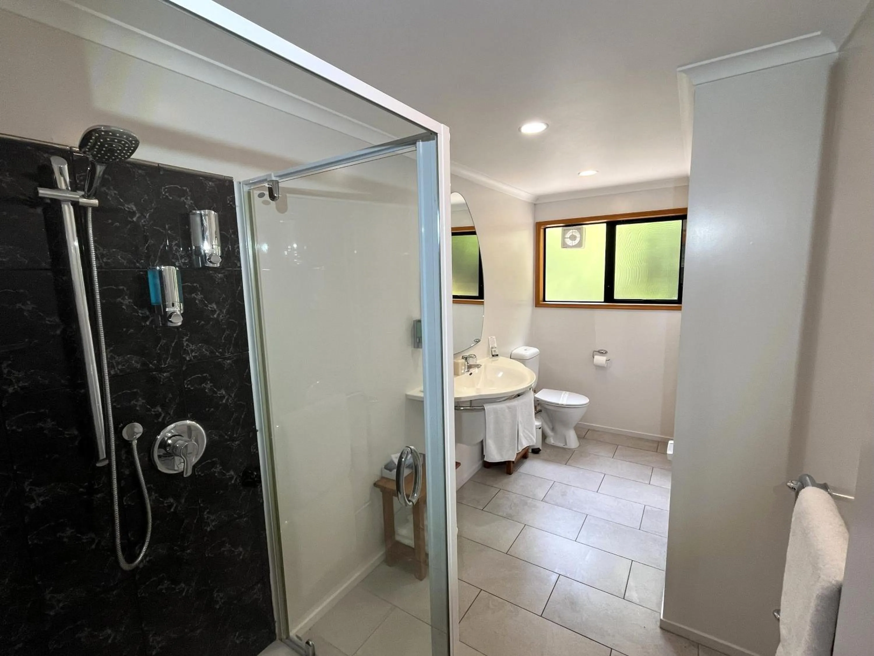 Shower in Abri Apartments