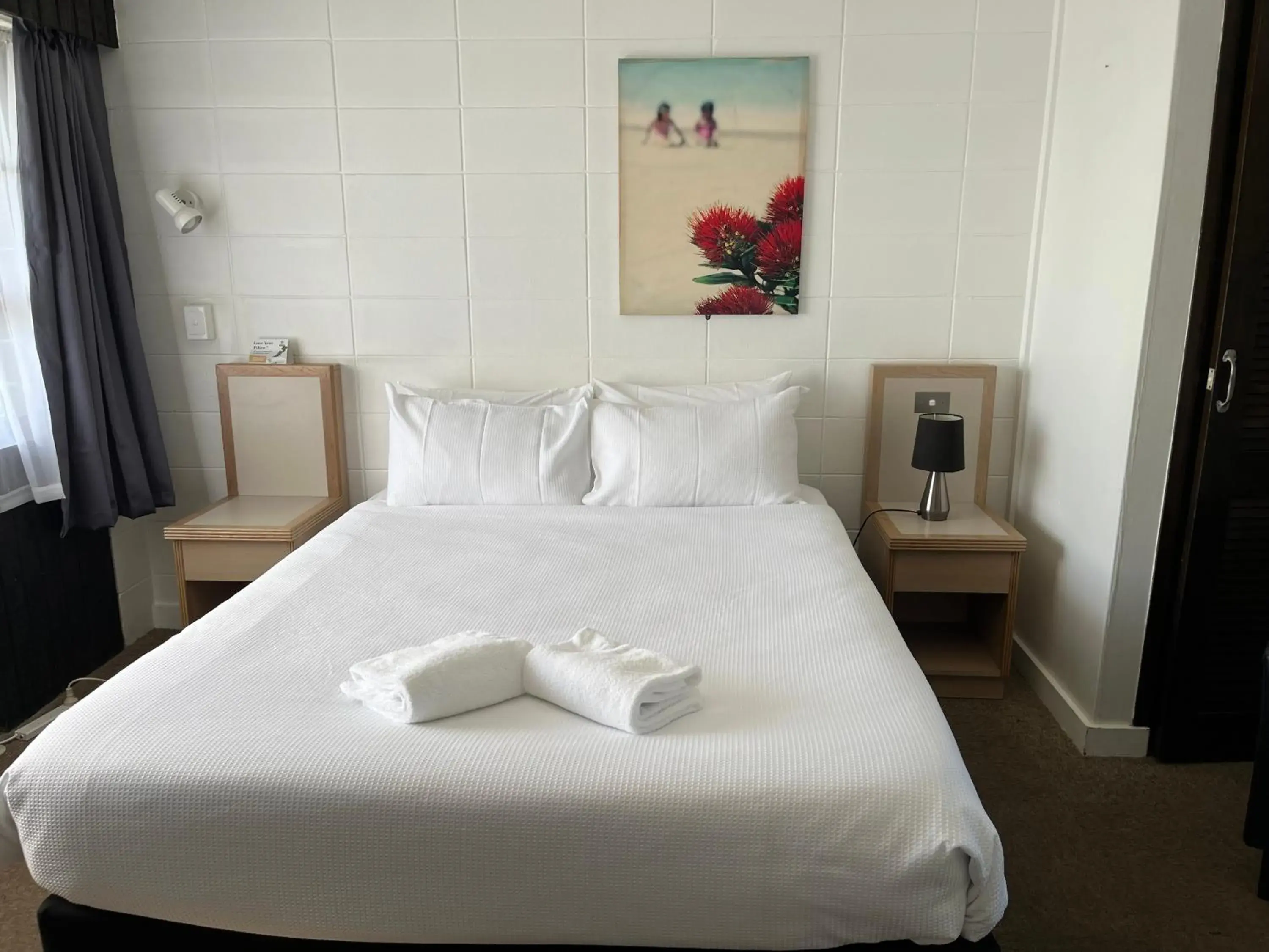 Bed in Rotorua Motel Bed in Rotorua Motel