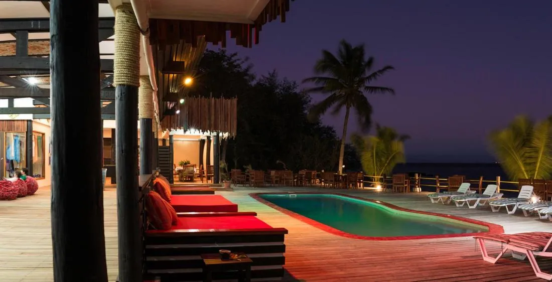 Night in Funky Fish Beach & Surf Resort