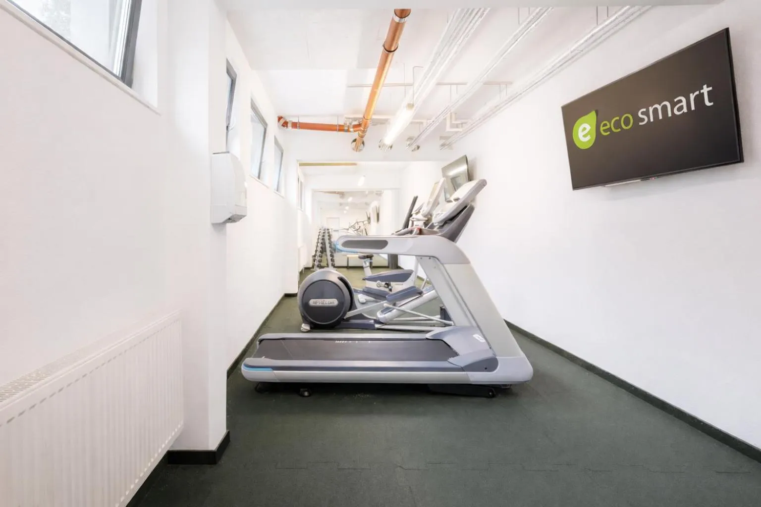 Fitness centre/facilities, Bed in Eco Smart Apartments Erlangen
