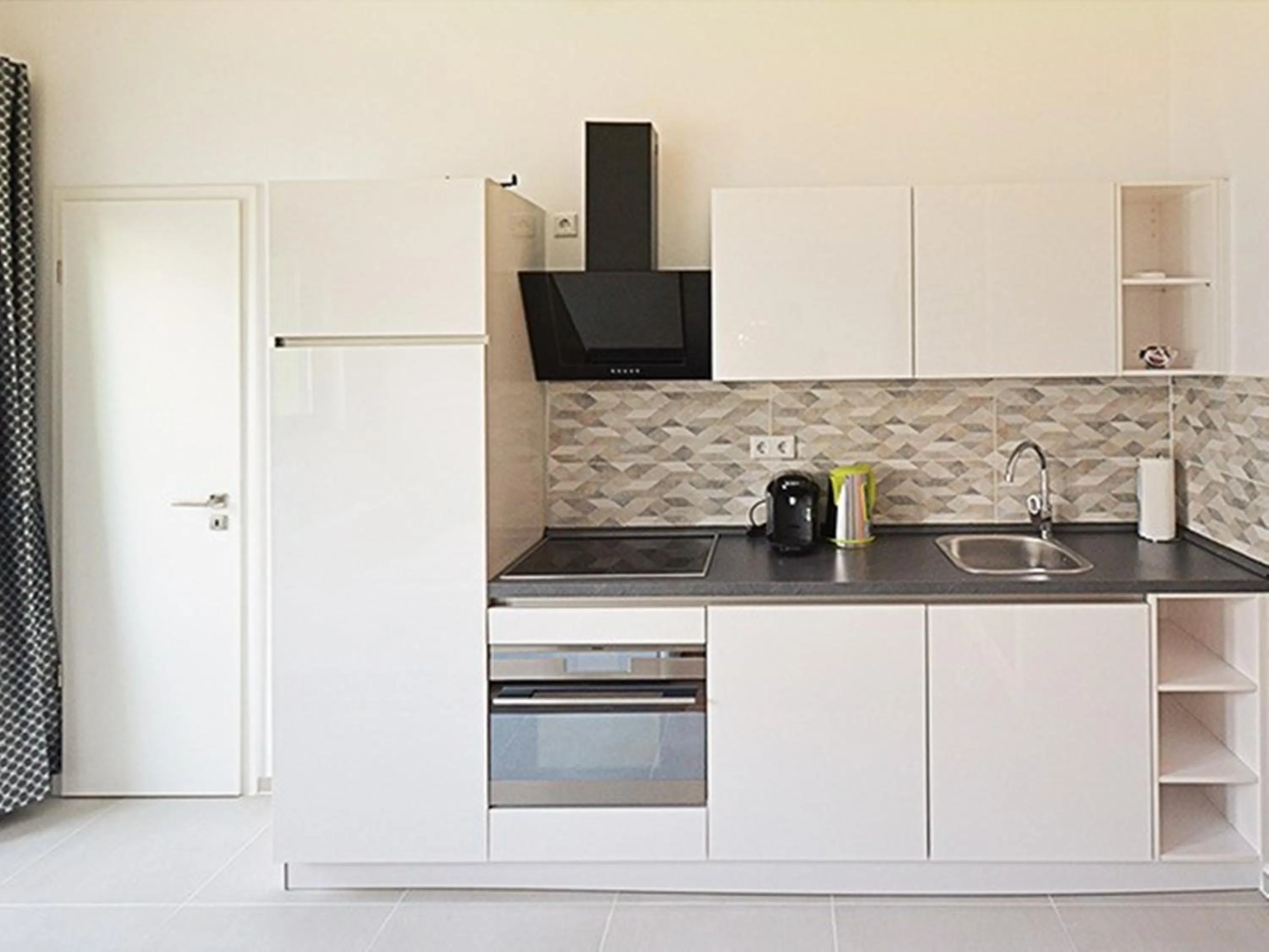 Kitchen or kitchenette in Eco Smart Apartments Erlangen