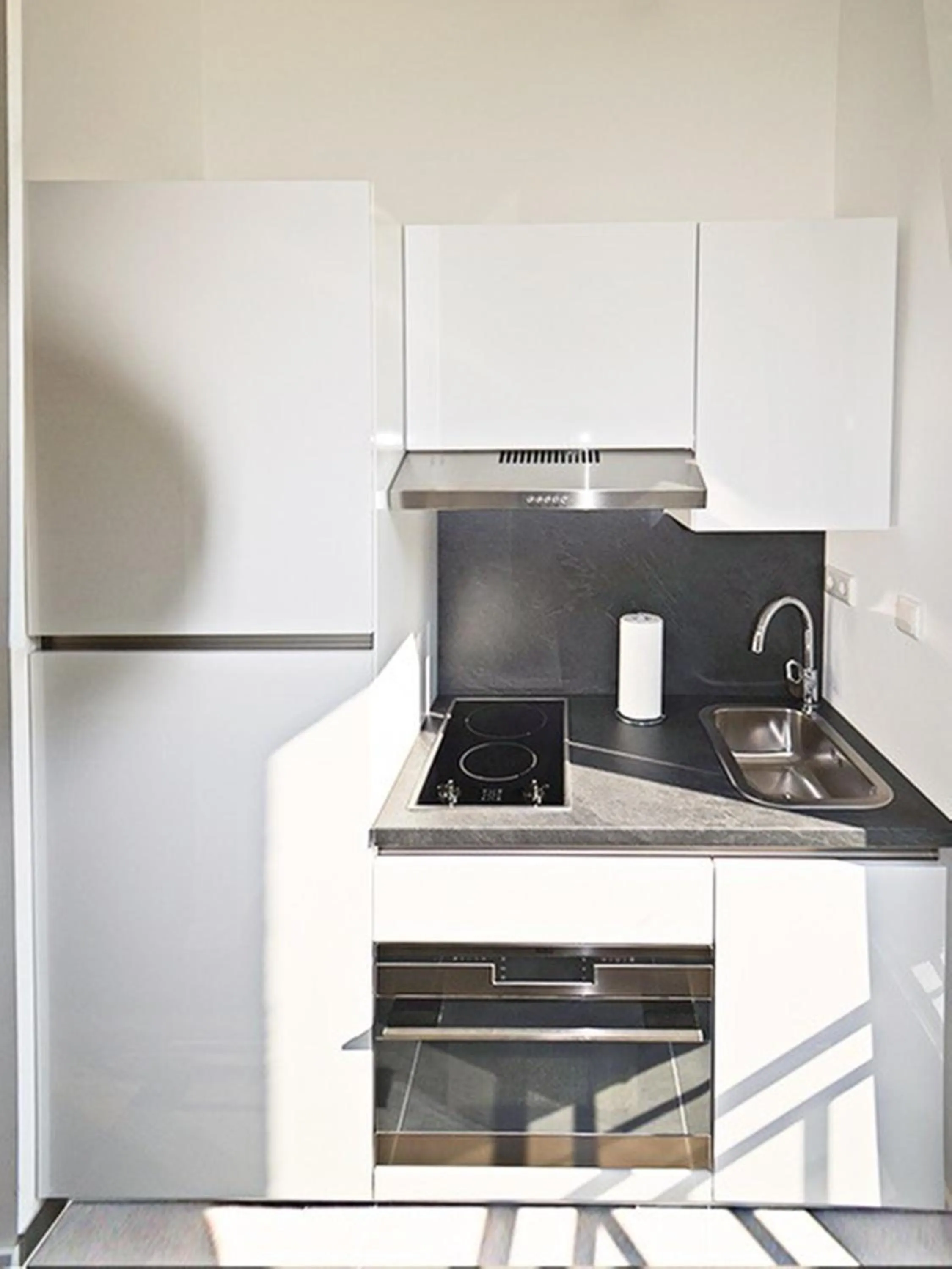 Kitchen or kitchenette in Eco Smart Apartments Erlangen