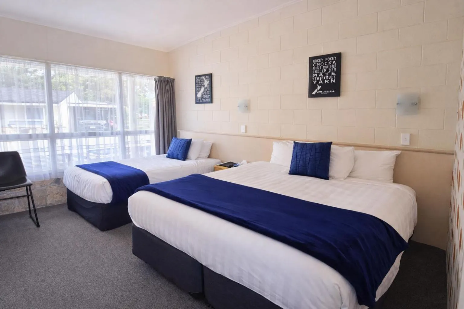 Bed in Tower Road Motel