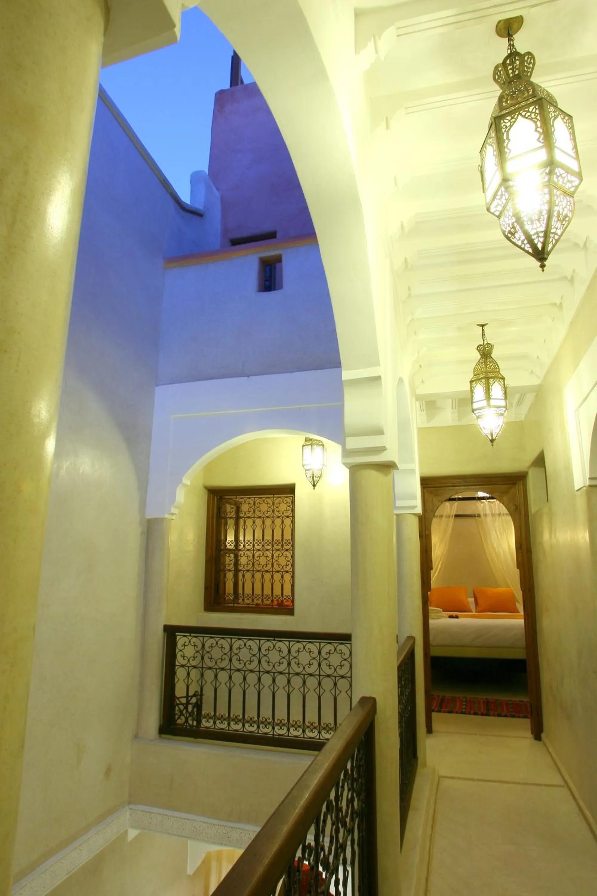 Patio, Bed in Riad CHERRATA