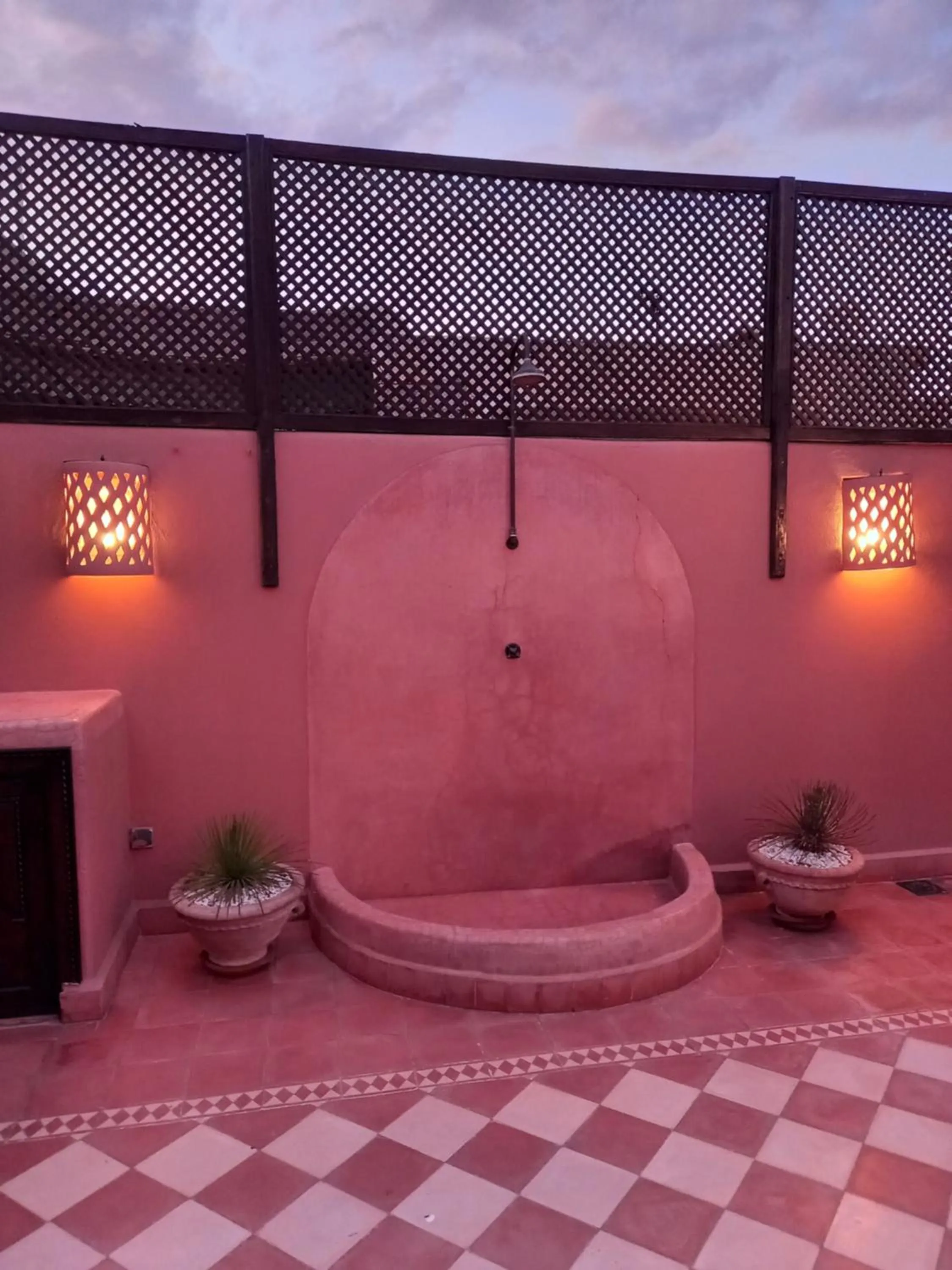 Shower in Riad CHERRATA