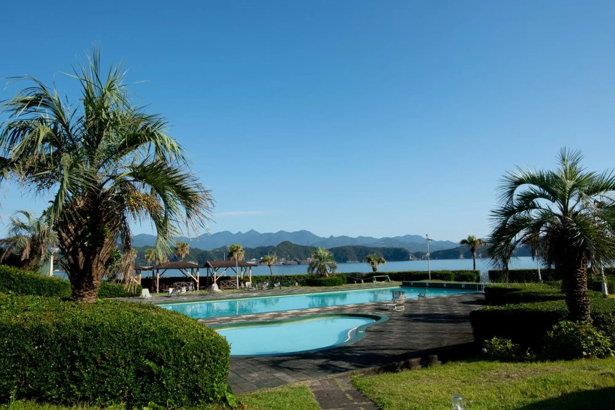 Pool view in Hana Irodori no Yado Kayuu Pool view in Hana Irodori no Yado Kayuu