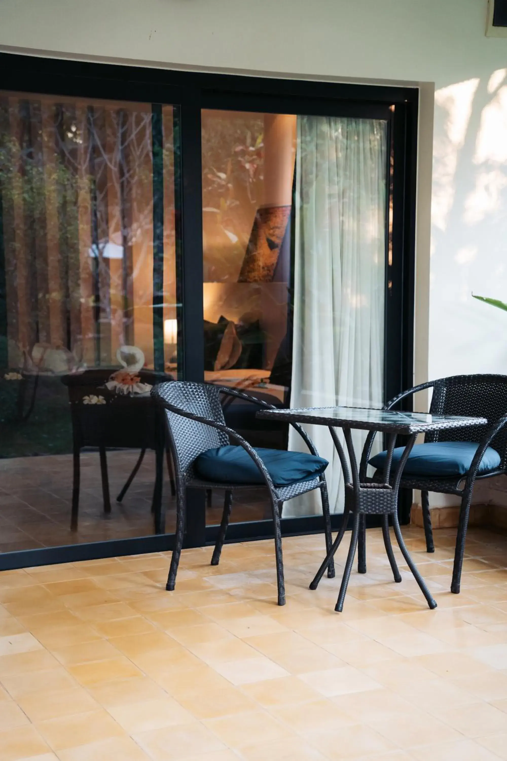 Patio in Battambang Resort Patio in Battambang Resort