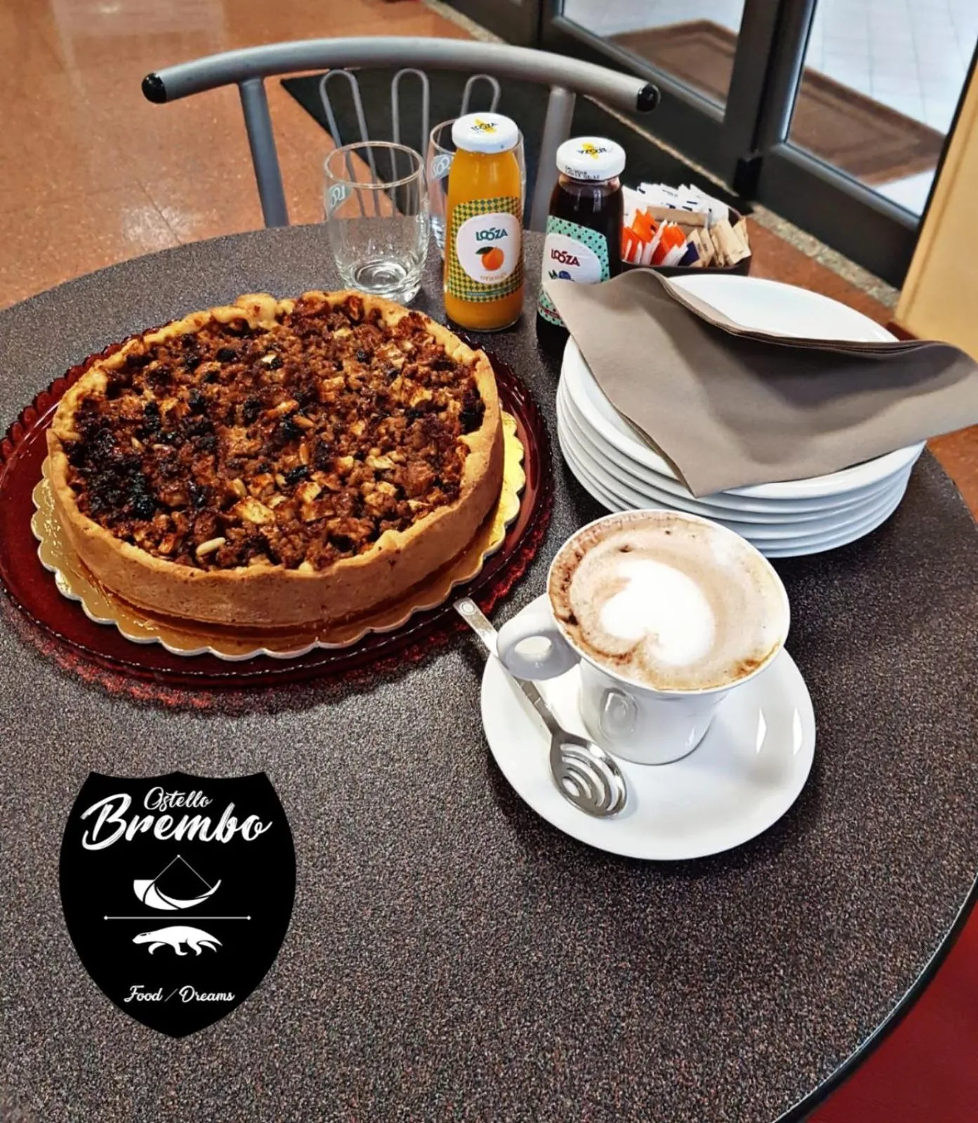 Breakfast in Ostello Brembo