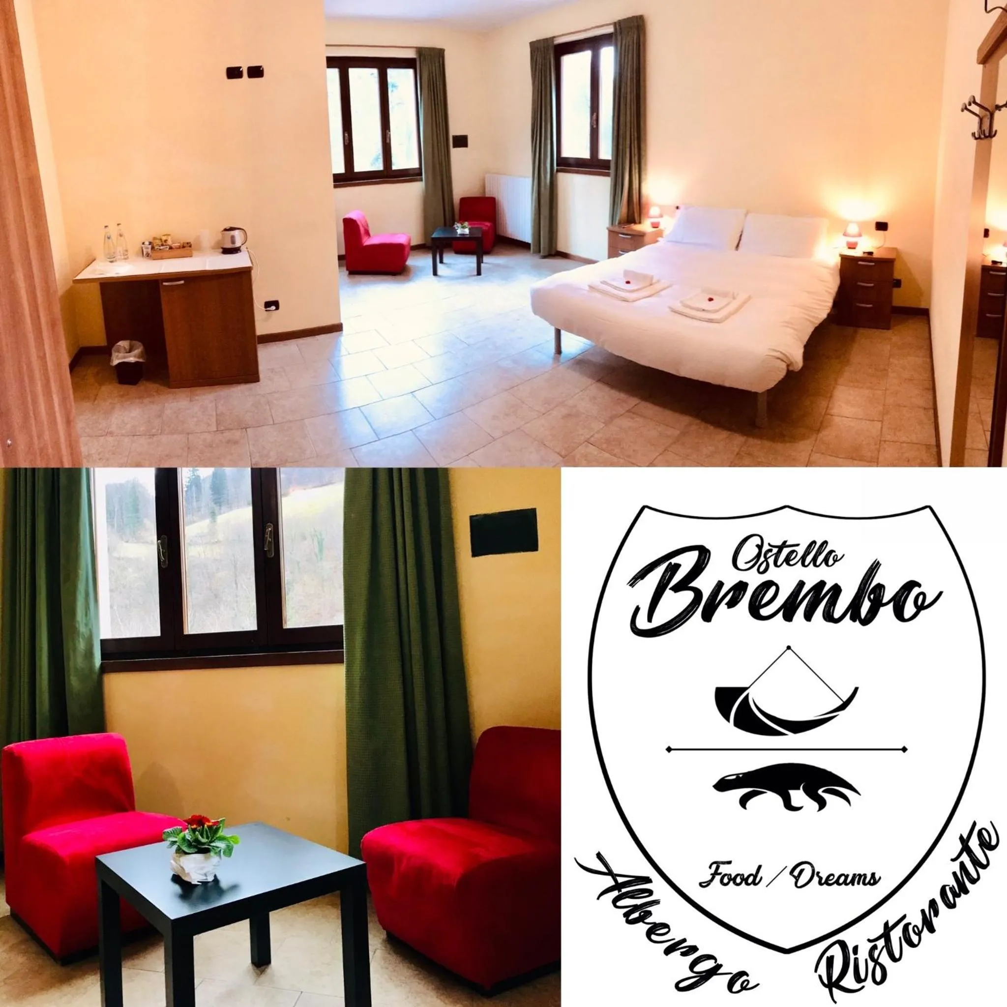 Bed in Ostello Brembo