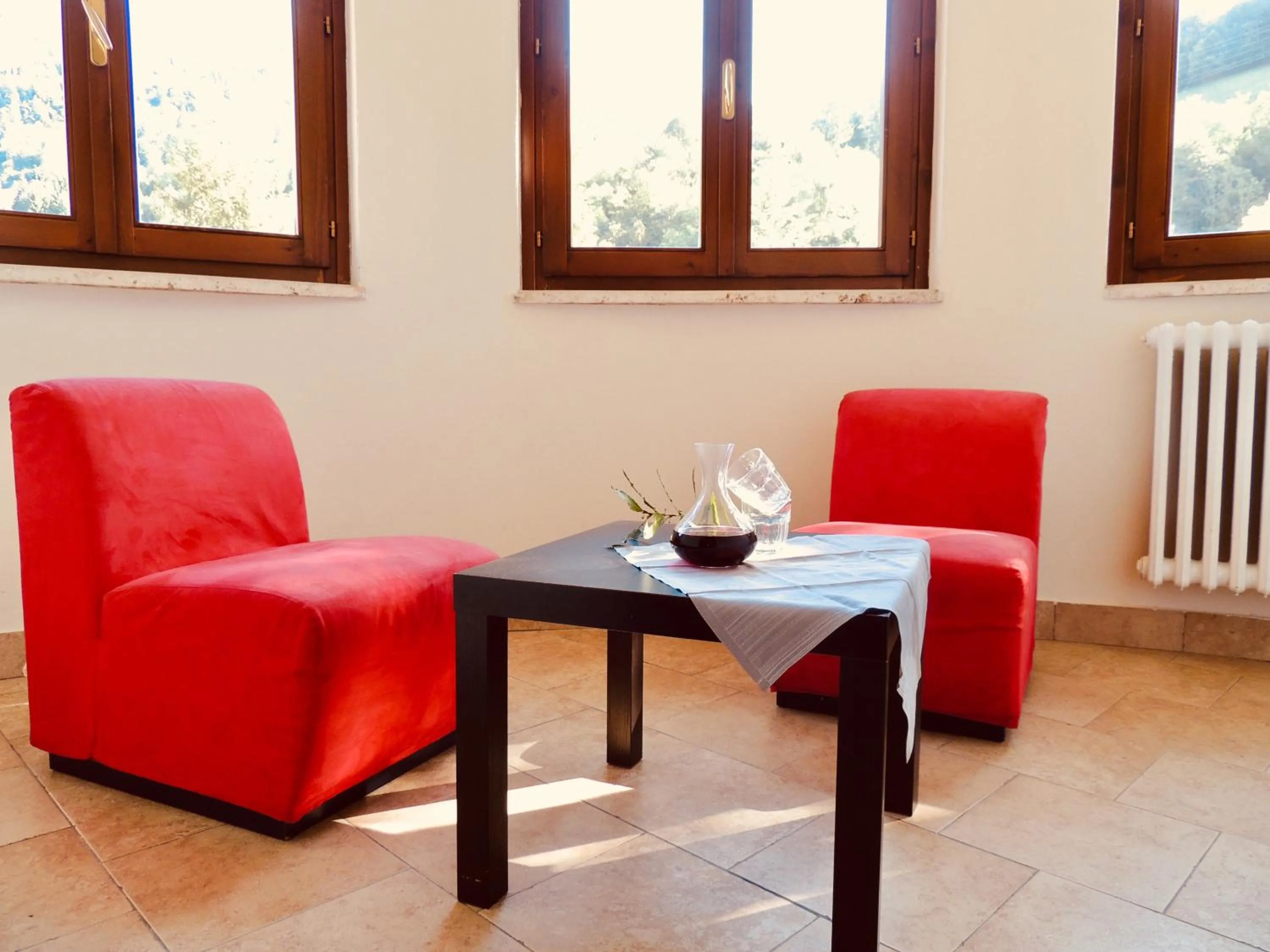 Balcony/Terrace in Ostello Brembo
