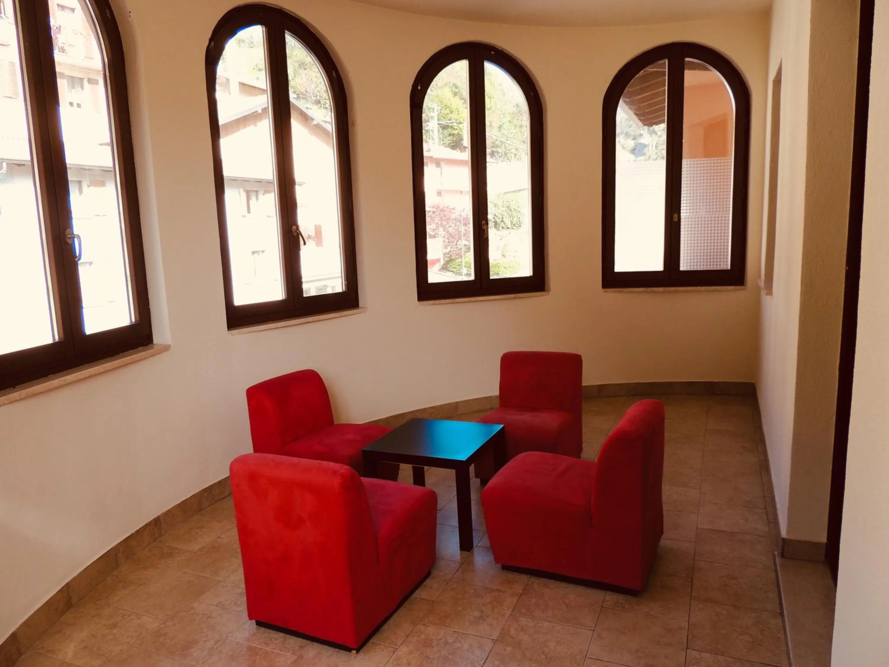 Balcony/Terrace in Ostello Brembo