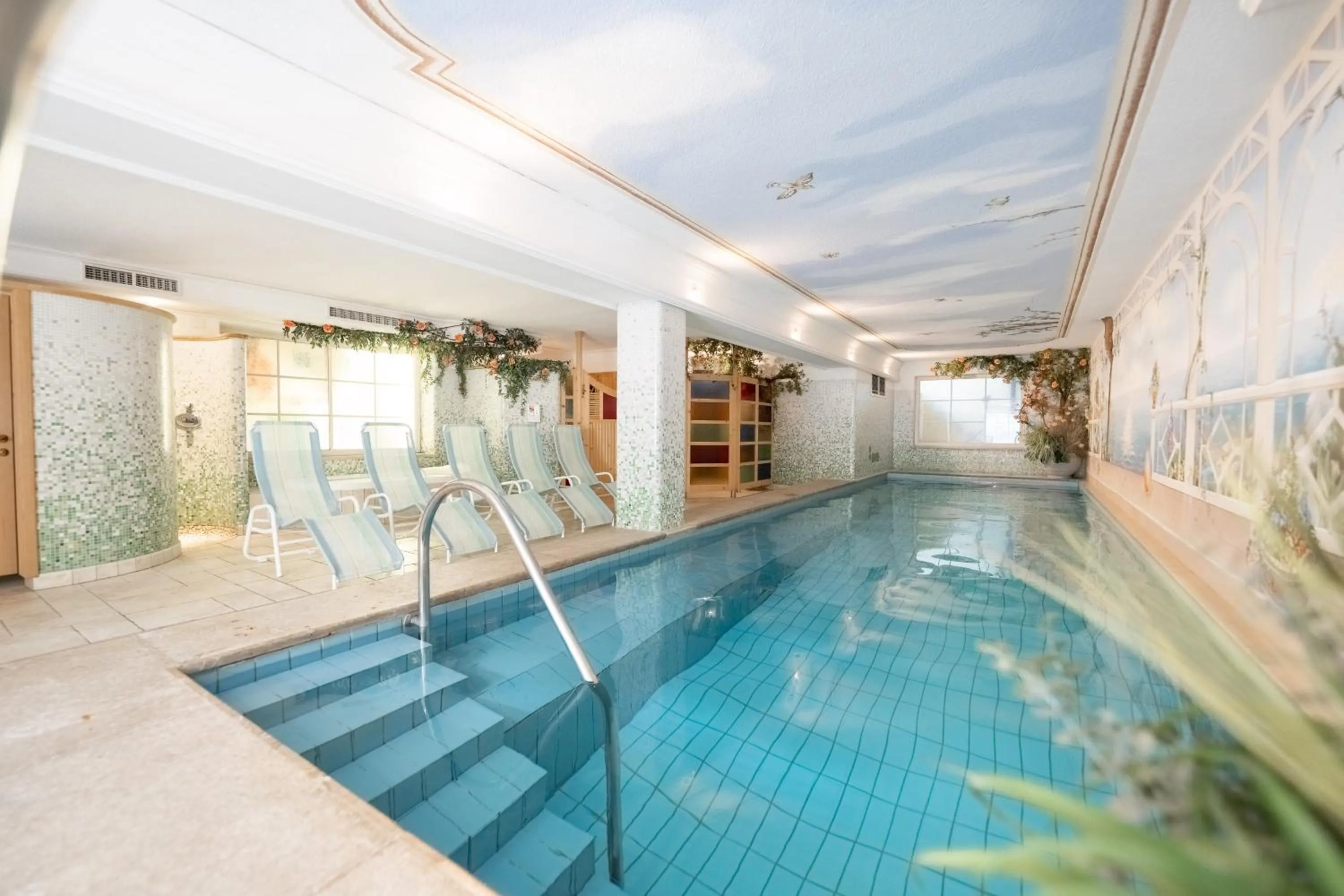 Pool view in Piccolo - Dolomites & Gourmet Hotel