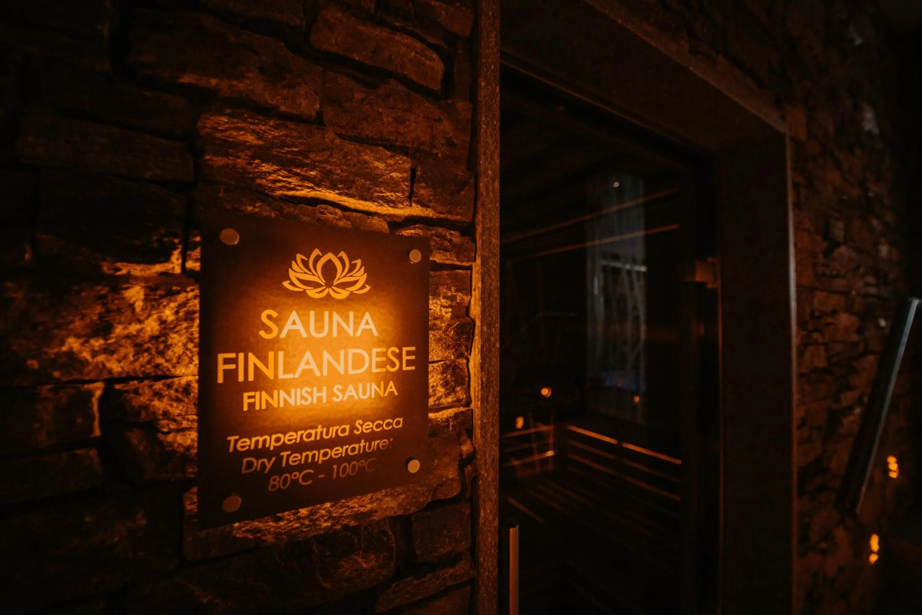 Sauna in Residence Hotel Miralago