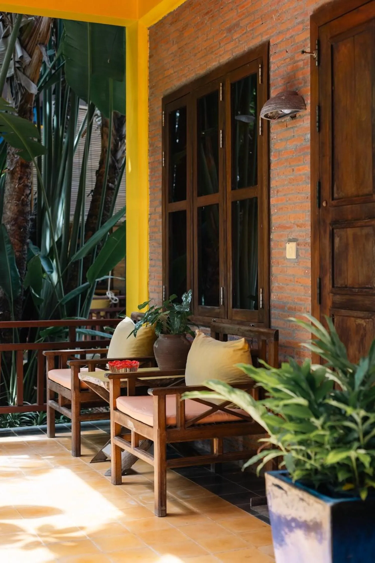 Balcony/Terrace in Maisons Wat Kor