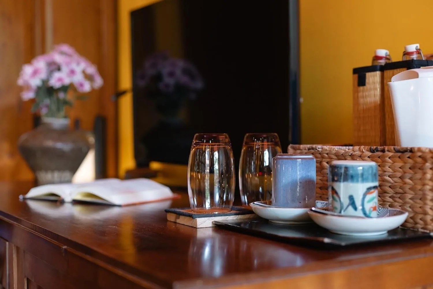 Decorative detail in Maisons Wat Kor