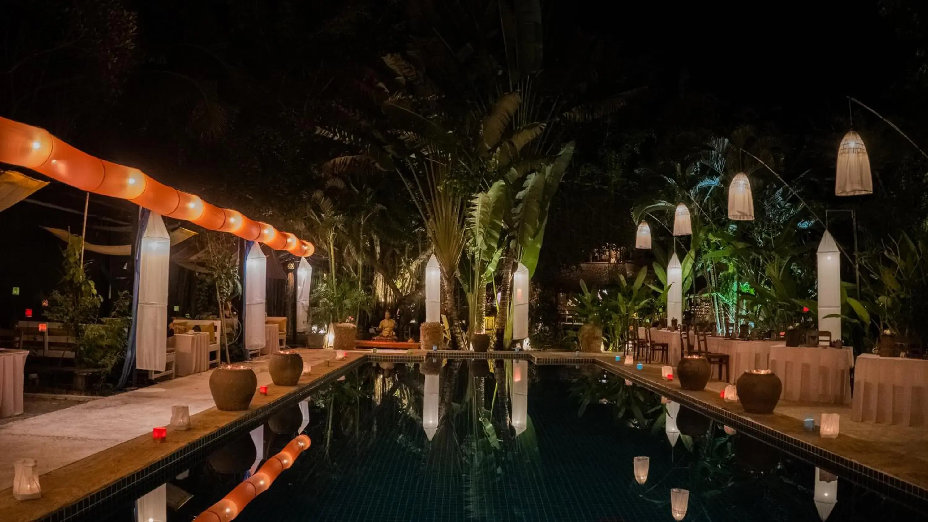 Swimming pool in Maisons Wat Kor Swimming pool in Maisons Wat Kor