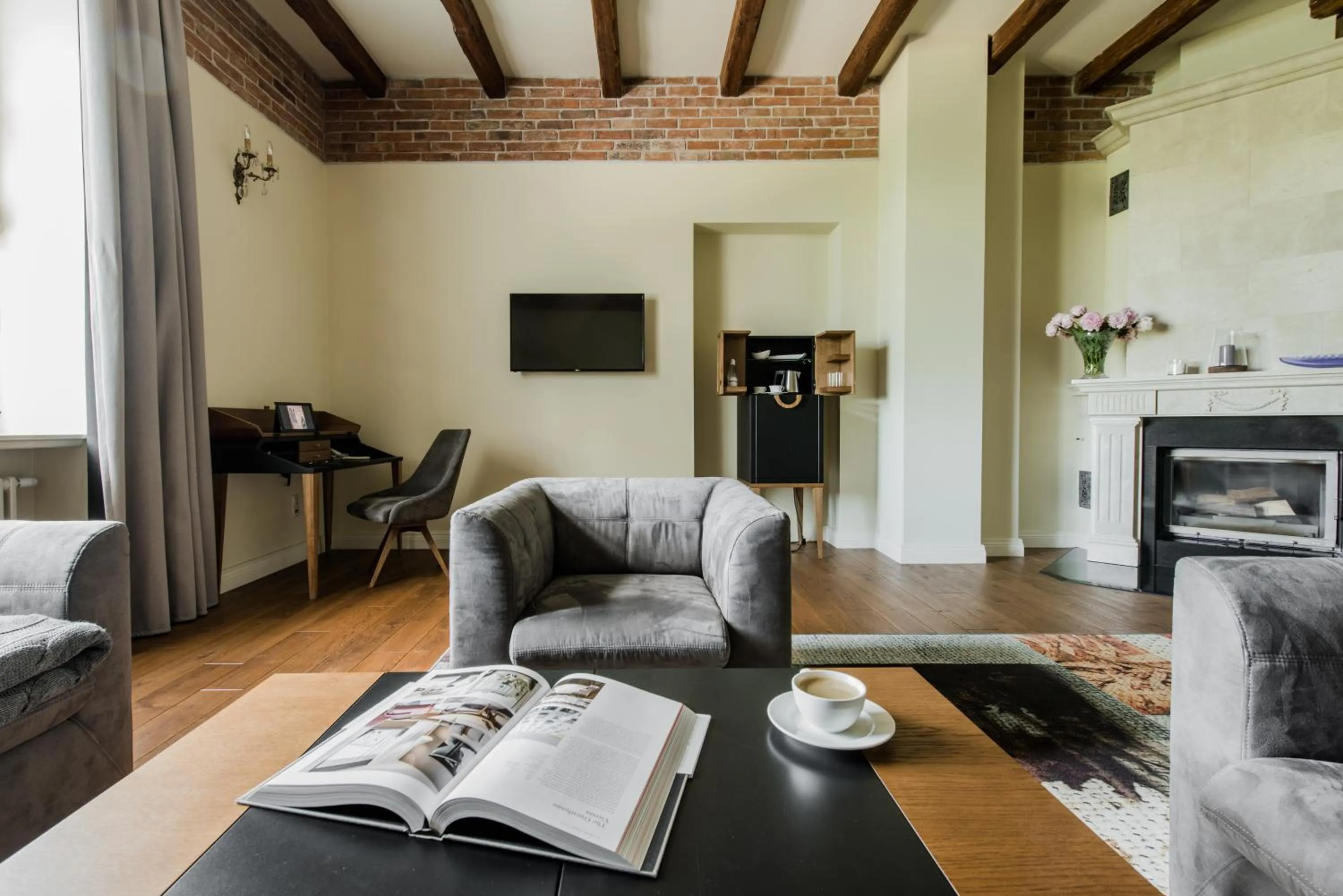 Living room in Pałac Warlity