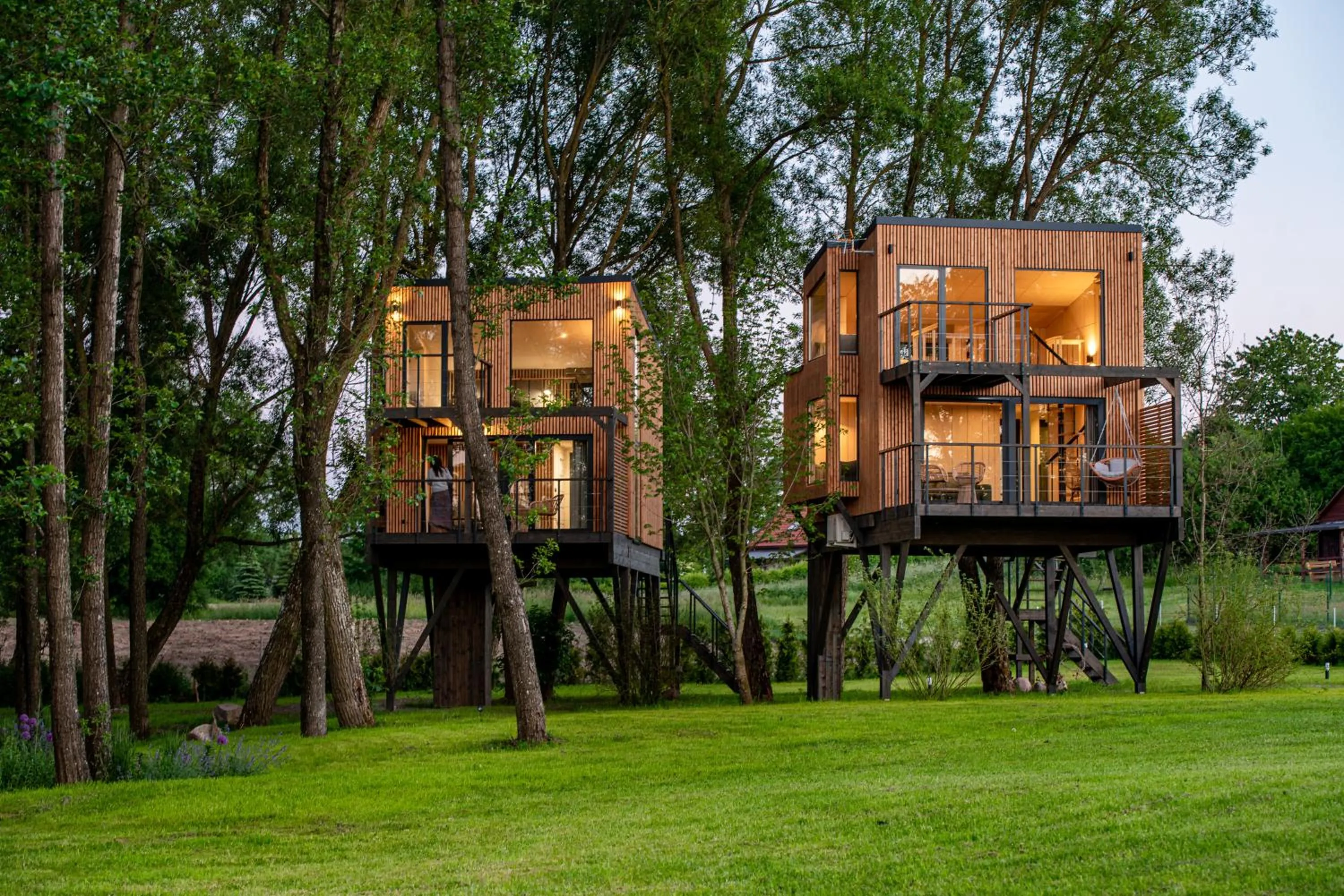 Garden in Pałac Warlity