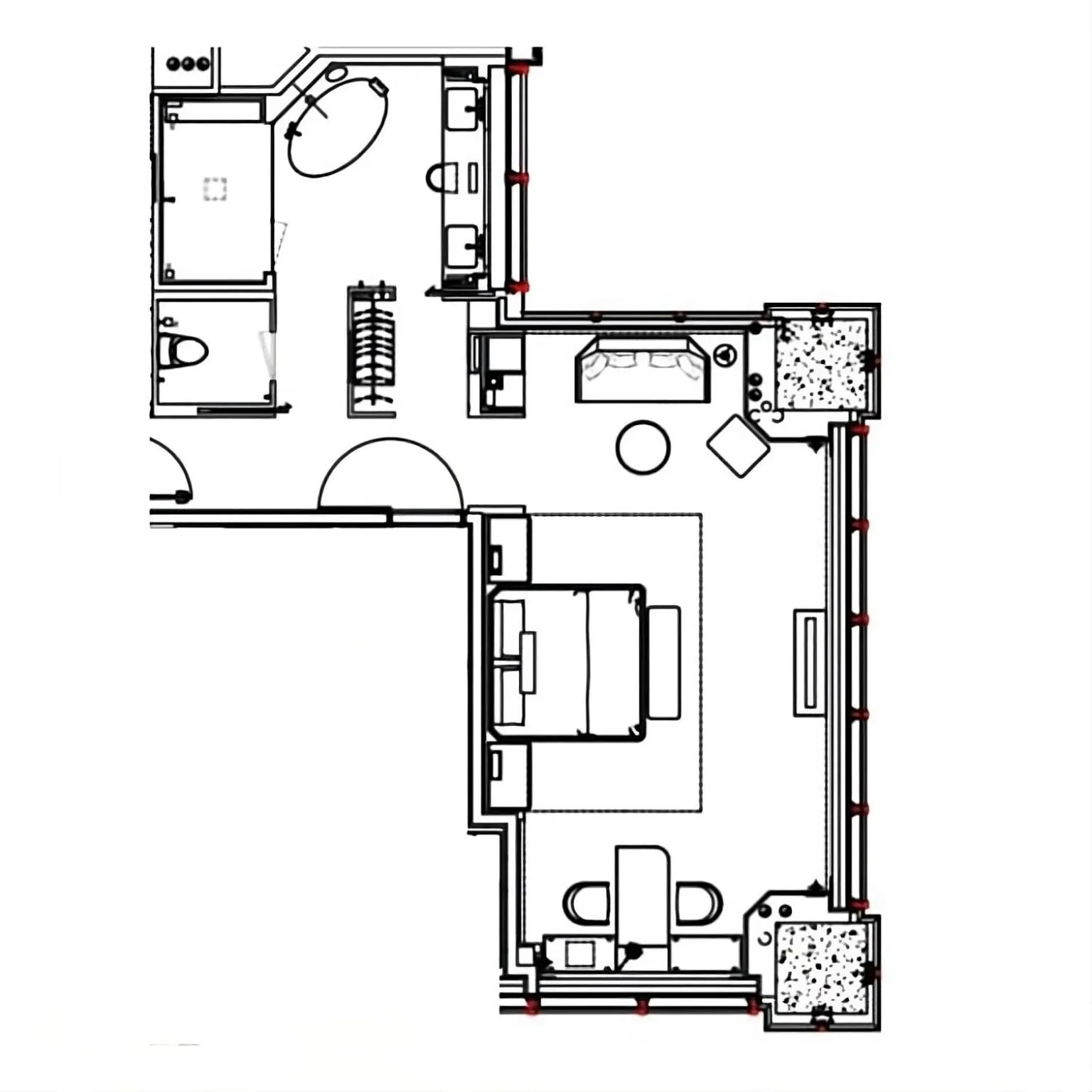 Floor plan in Keraton At The Plaza, part of The Unbound Collection by Hyatt