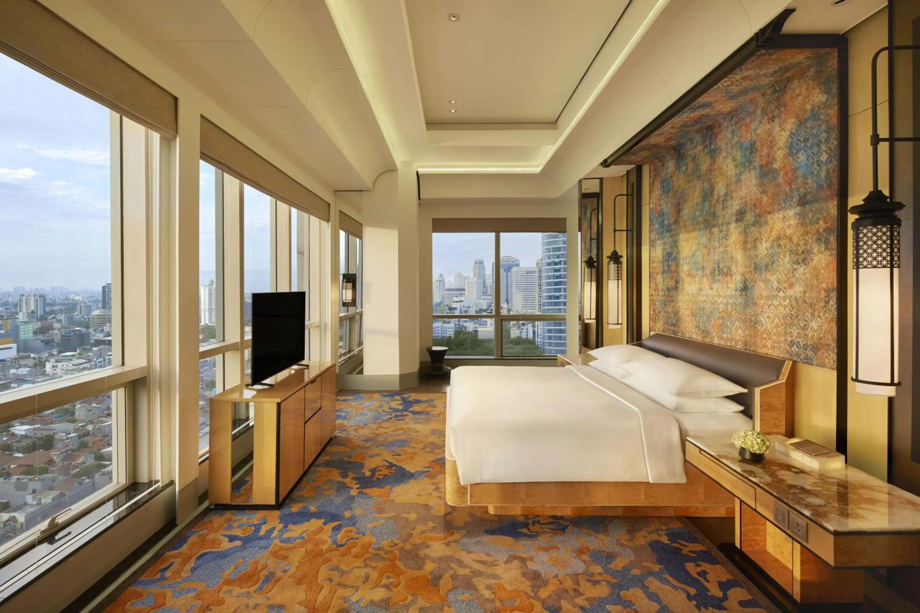 Photo of the whole room, Bed in Keraton At The Plaza, part of The Unbound Collection by Hyatt