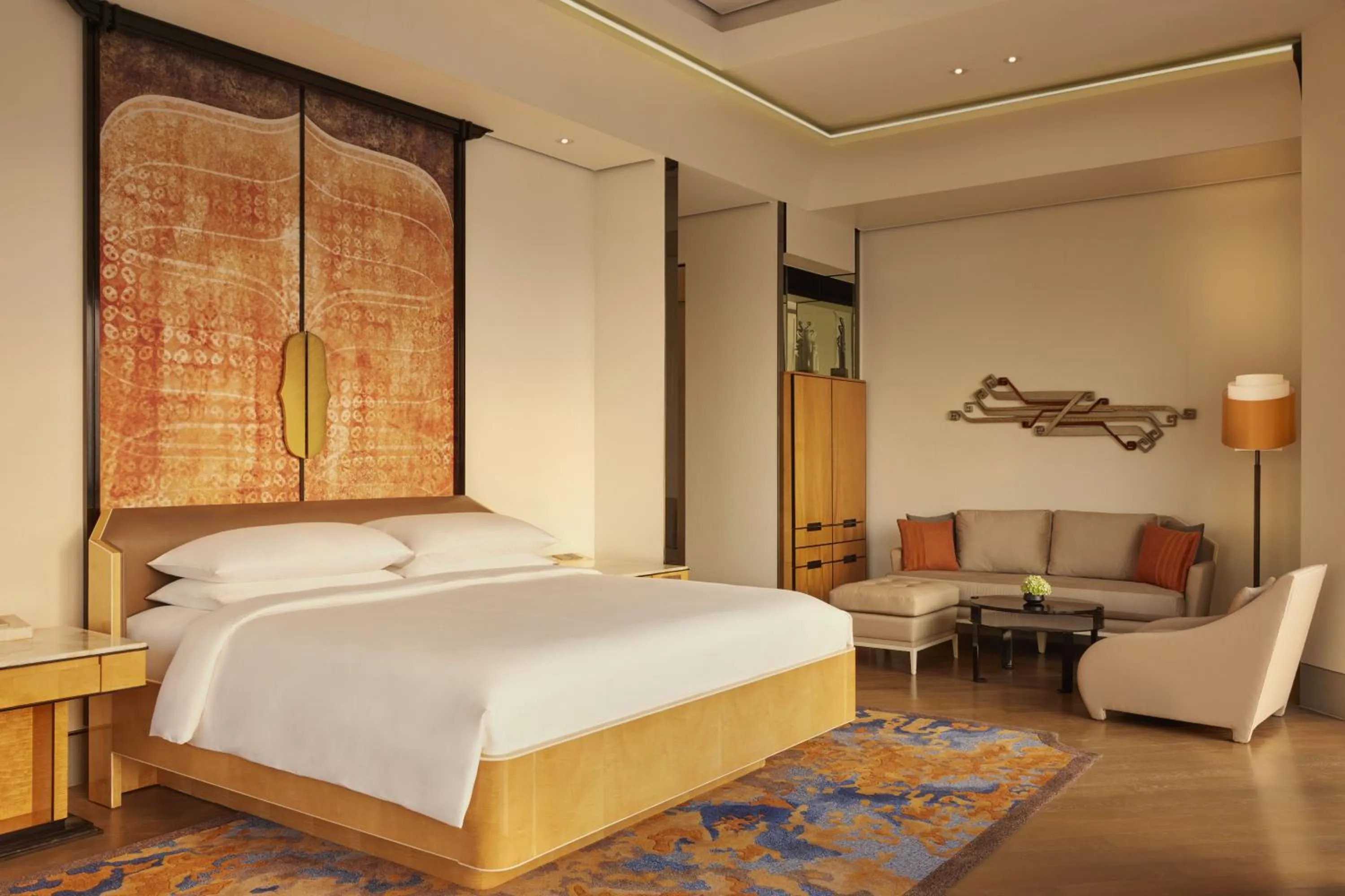 Decorative detail, Bed in Keraton At The Plaza, part of The Unbound Collection by Hyatt