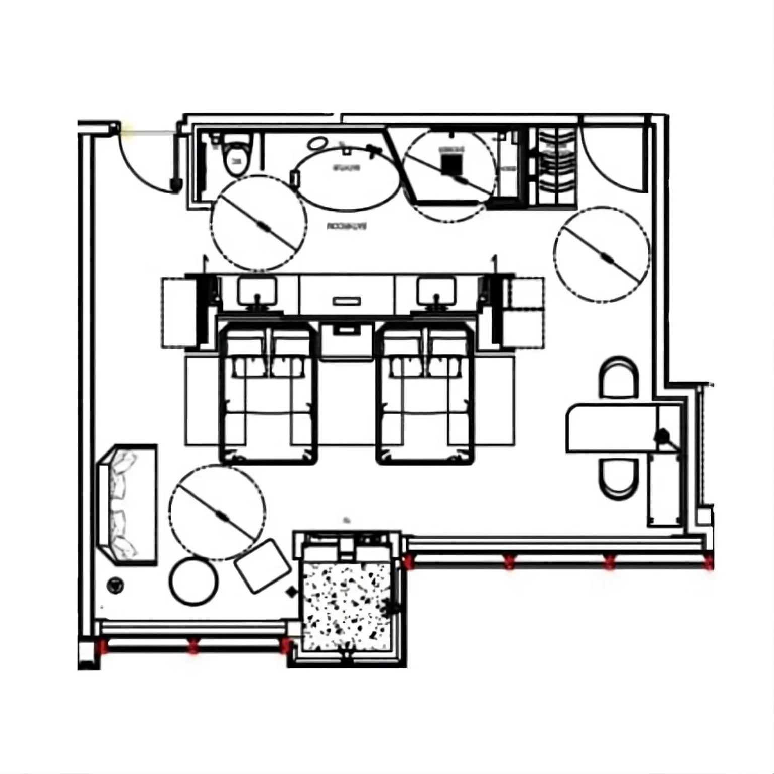Floor plan in Keraton At The Plaza, part of The Unbound Collection by Hyatt