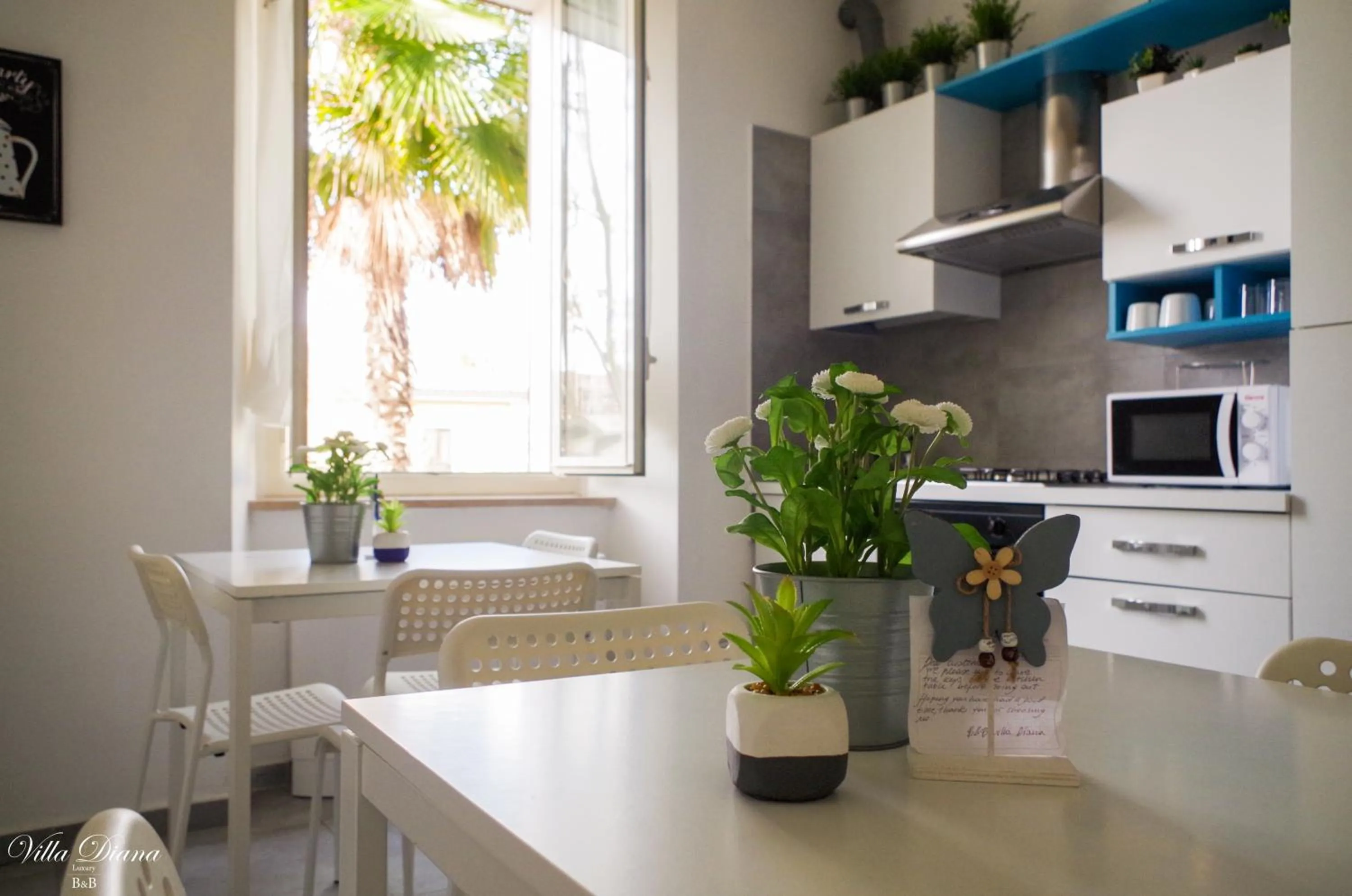 Dining area in B&B Villa Diana