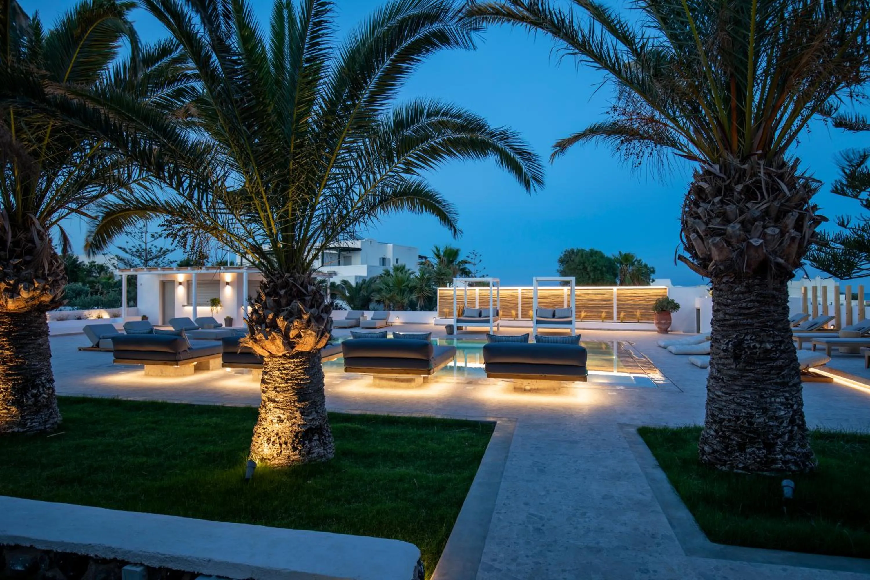 Patio in Louis Studios Santorini