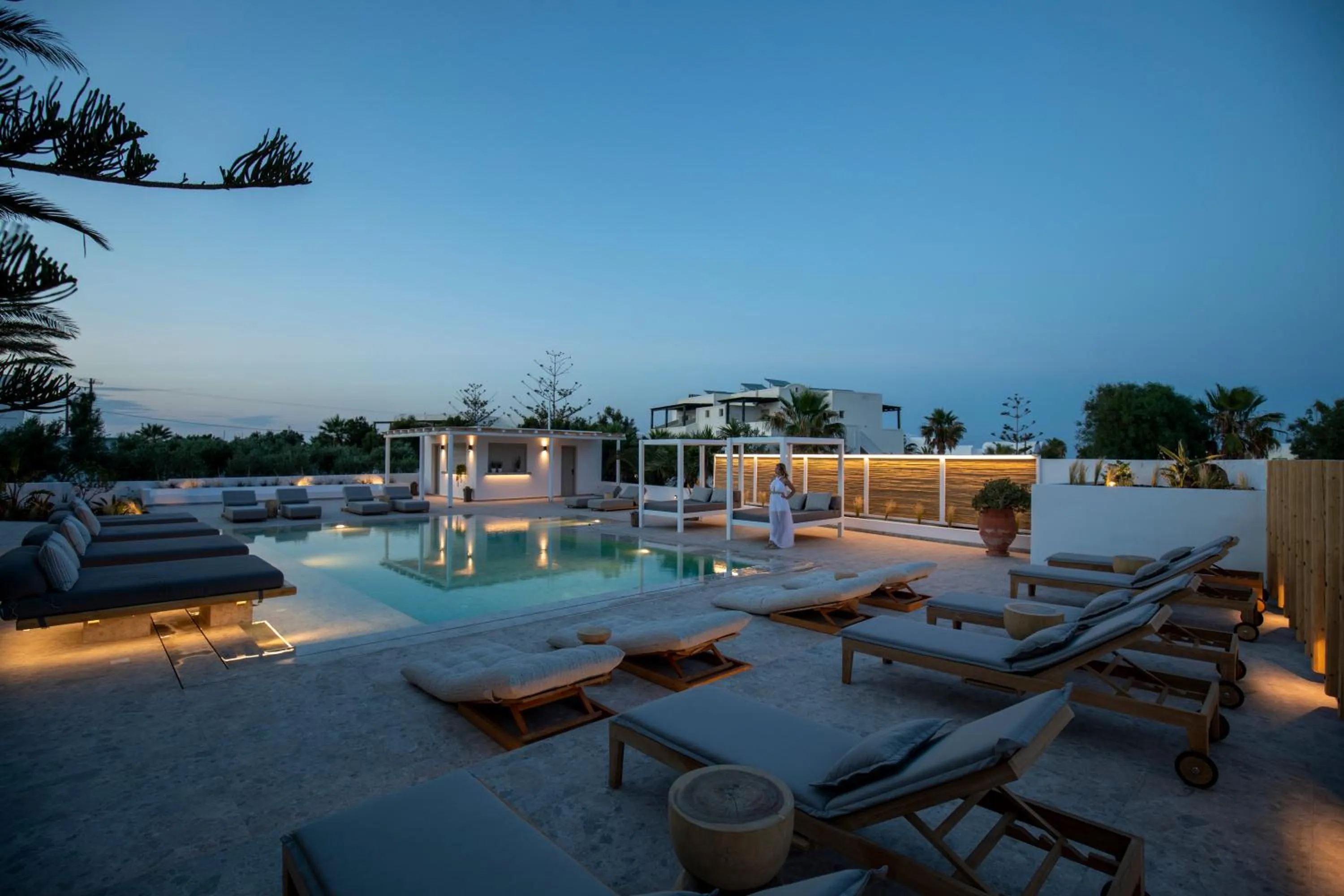 Swimming pool in Louis Studios Santorini