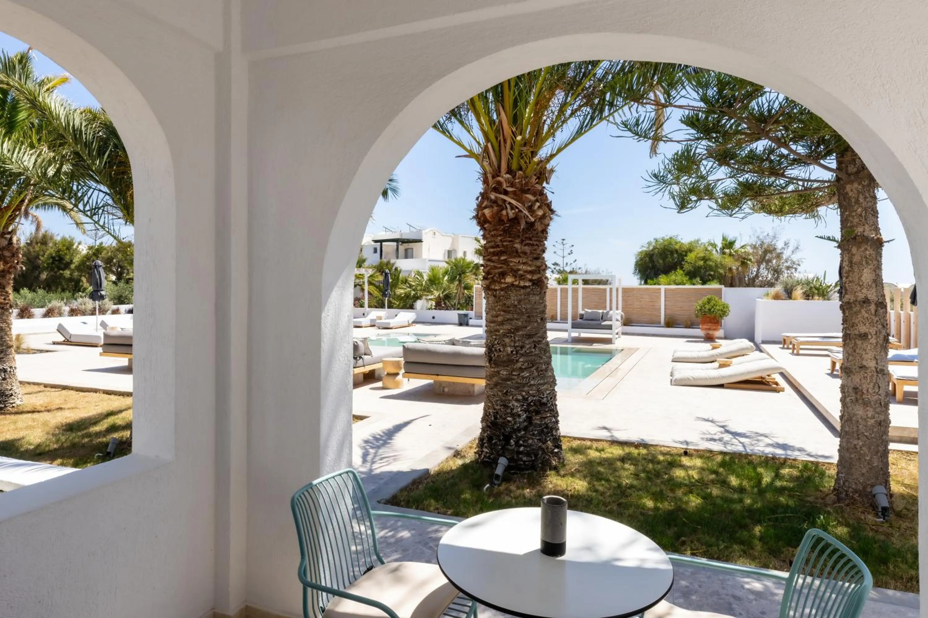 Balcony/Terrace in Louis Studios Santorini