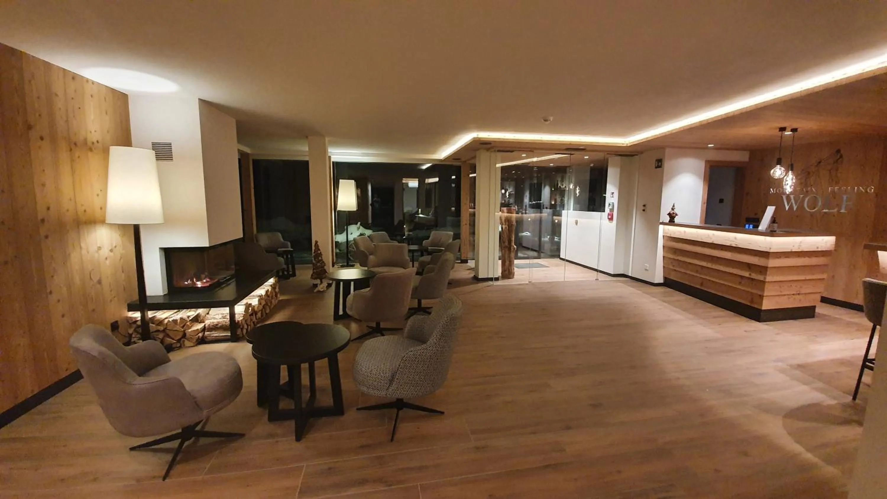 Lobby or reception in Hotel Wolf