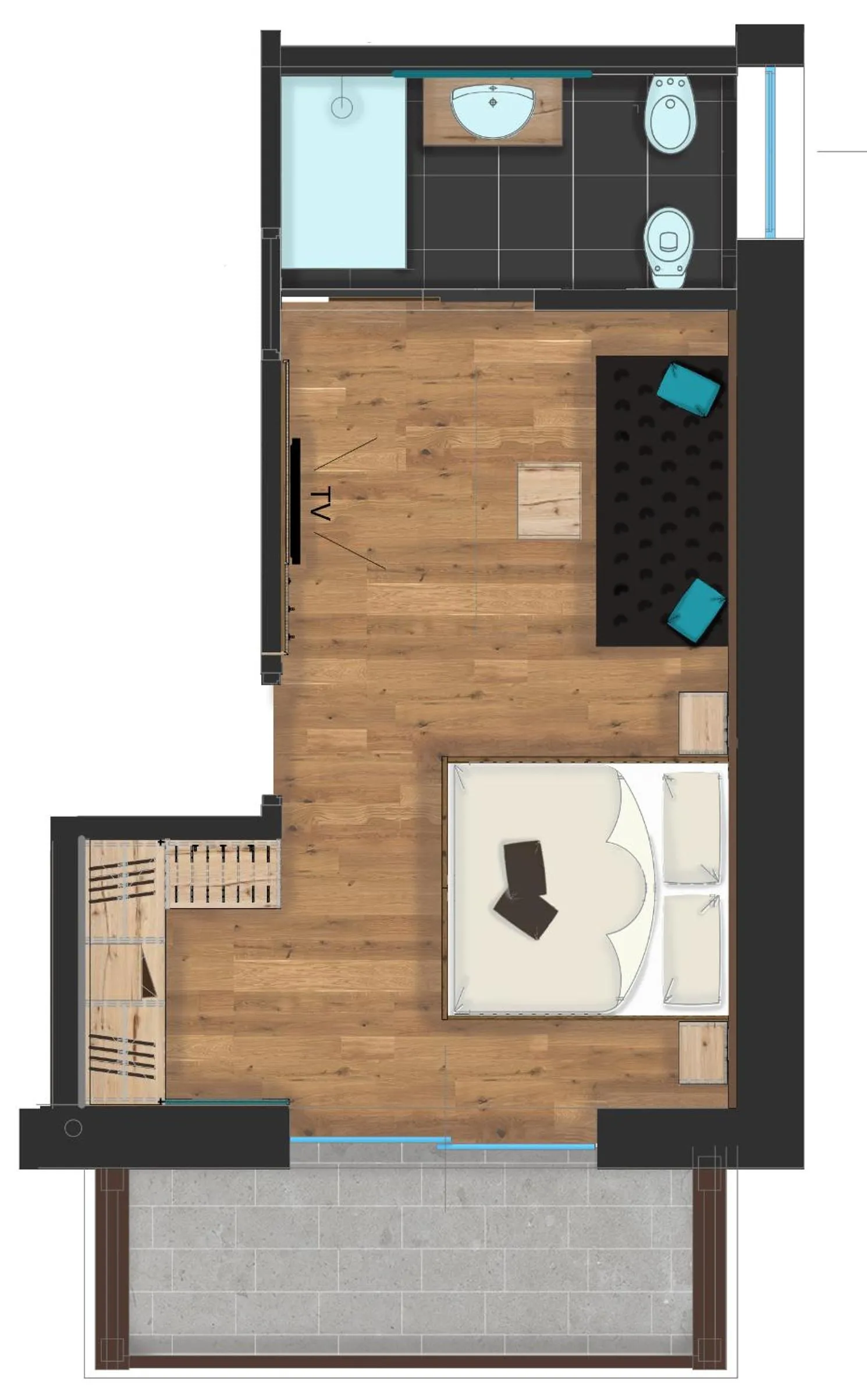 Floor plan in Hotel Wolf