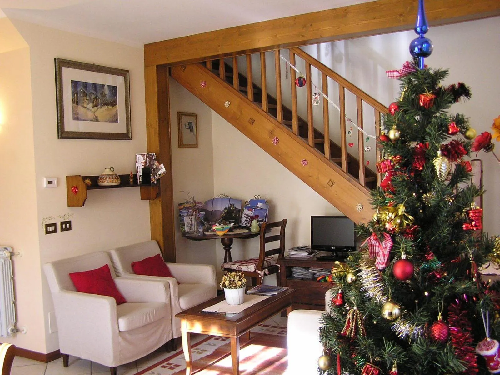 Living room in B&B Au Petit Bonheur