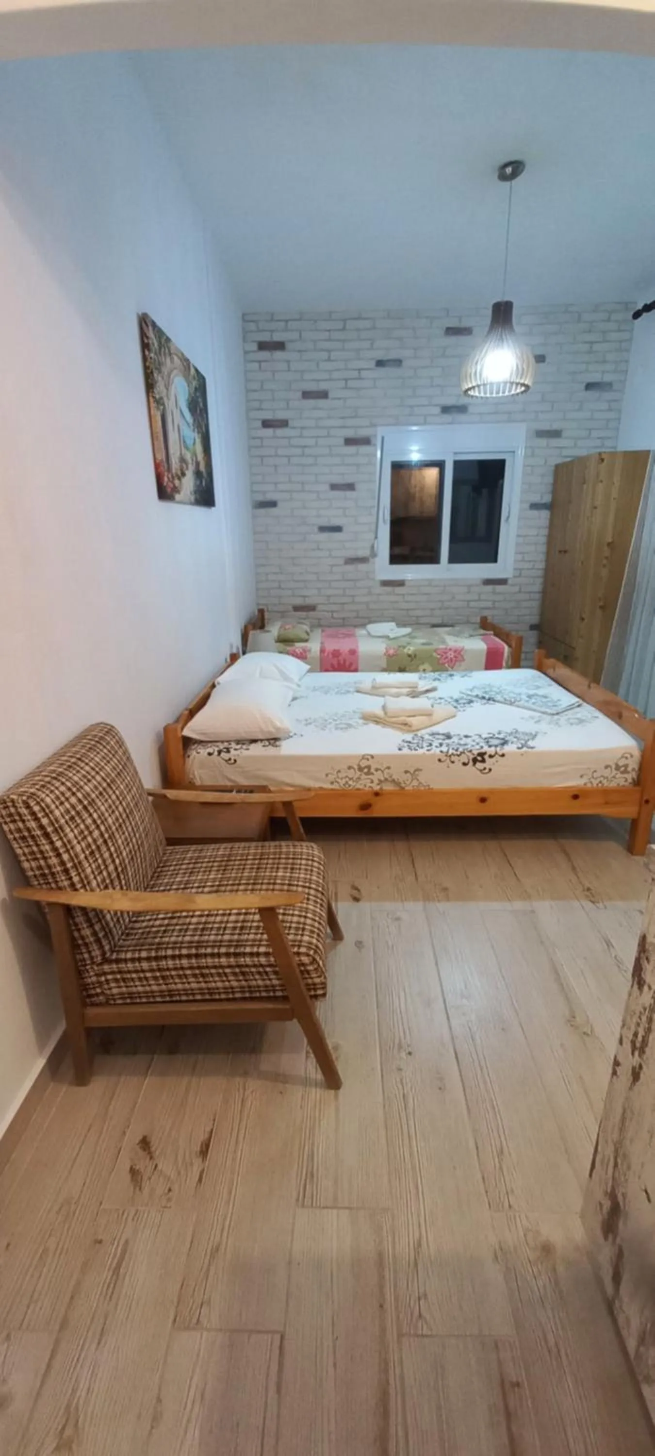 Bed in Velikis Apartments