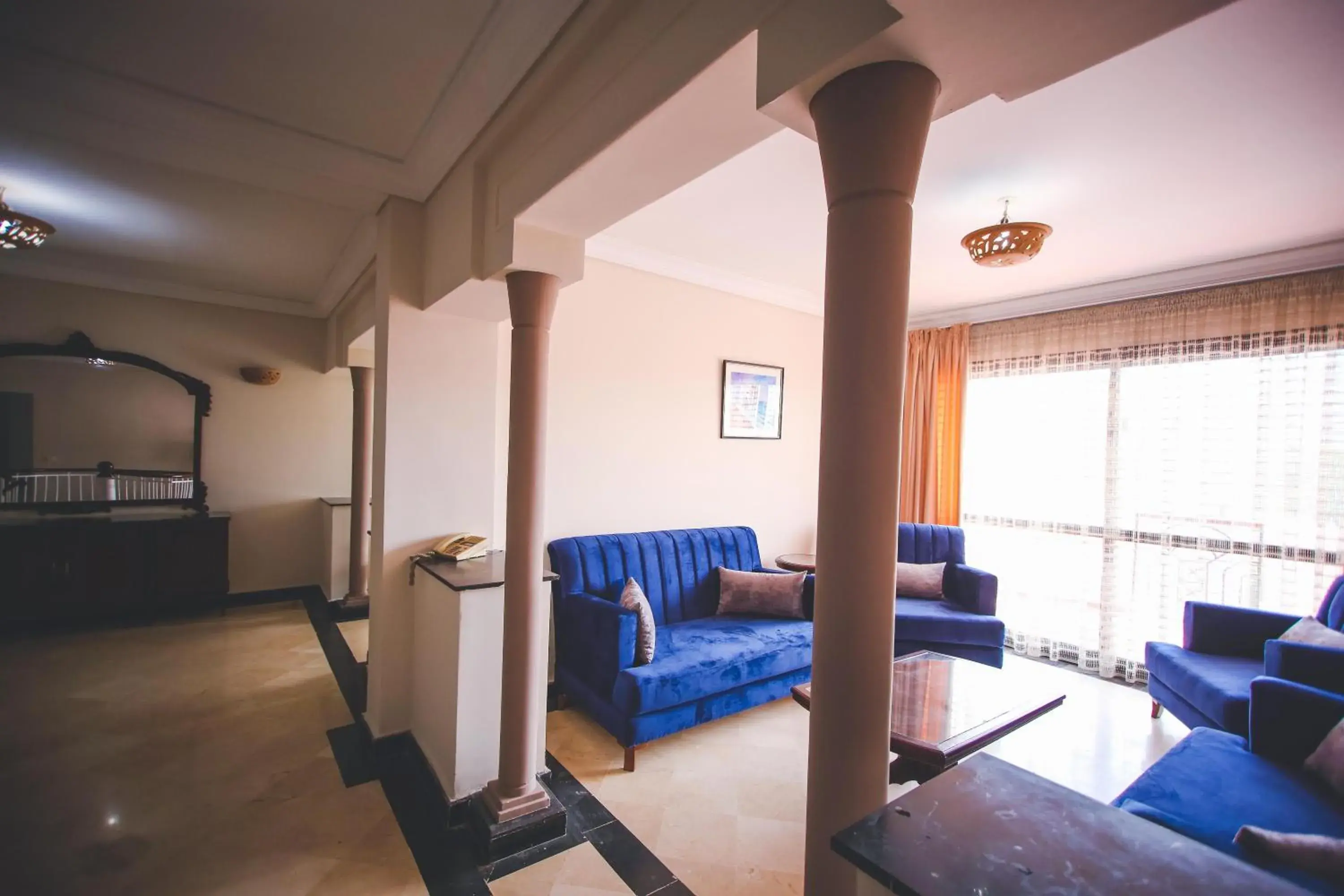 Living room in Appart Hotel Alia Living room in Appart Hotel Alia