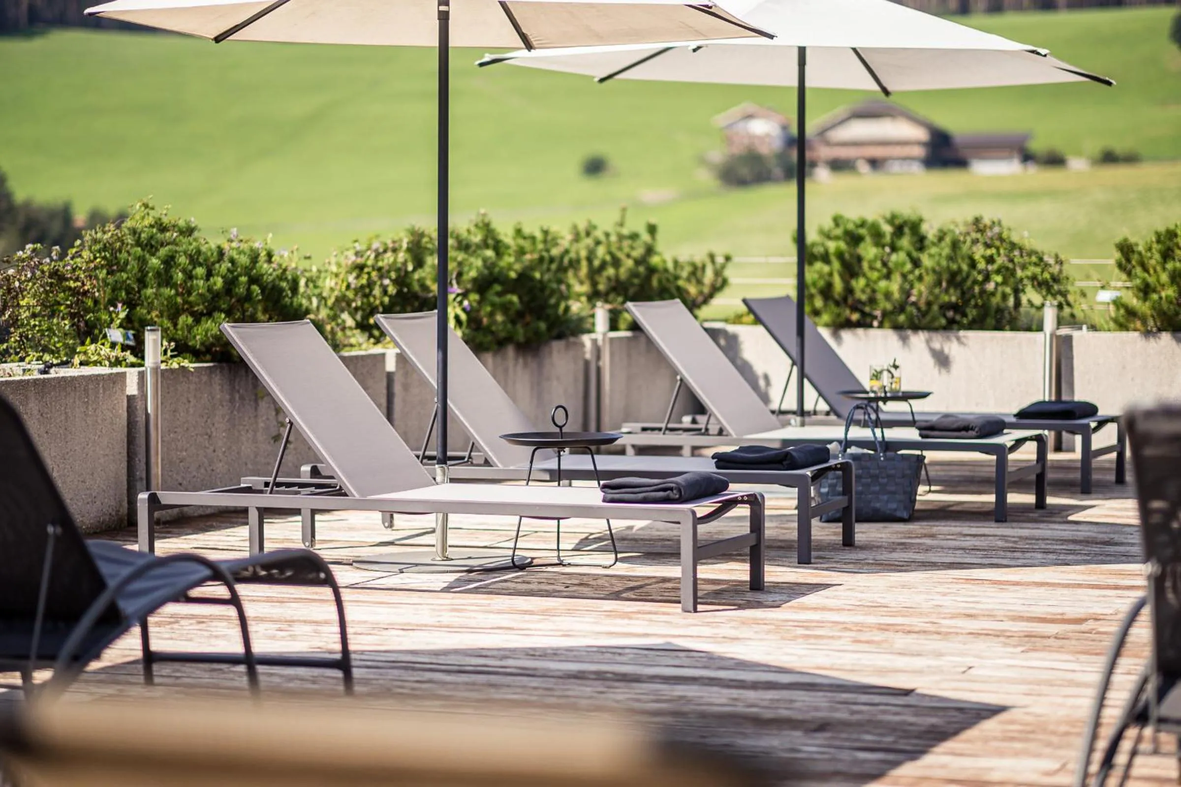 Garden in Hotel Alpenflora