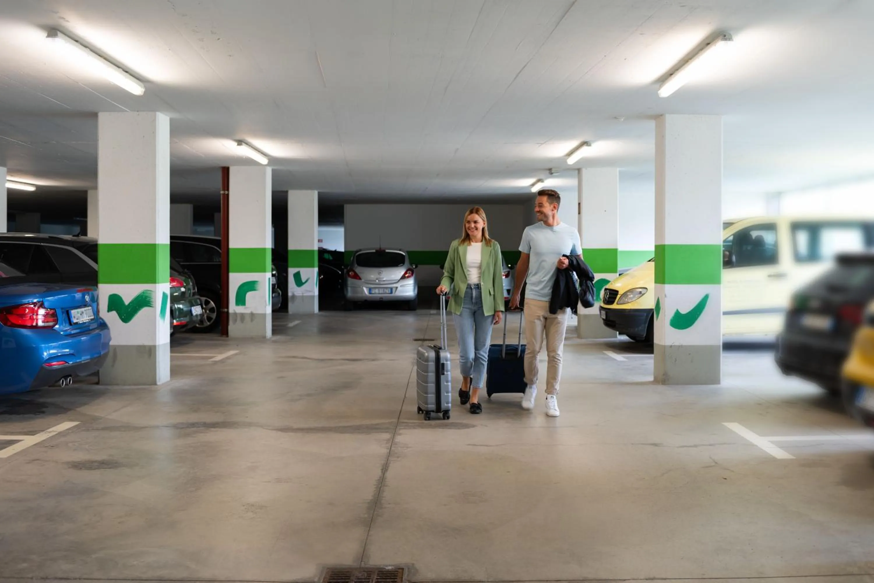Parking in Hotel Alpenflora