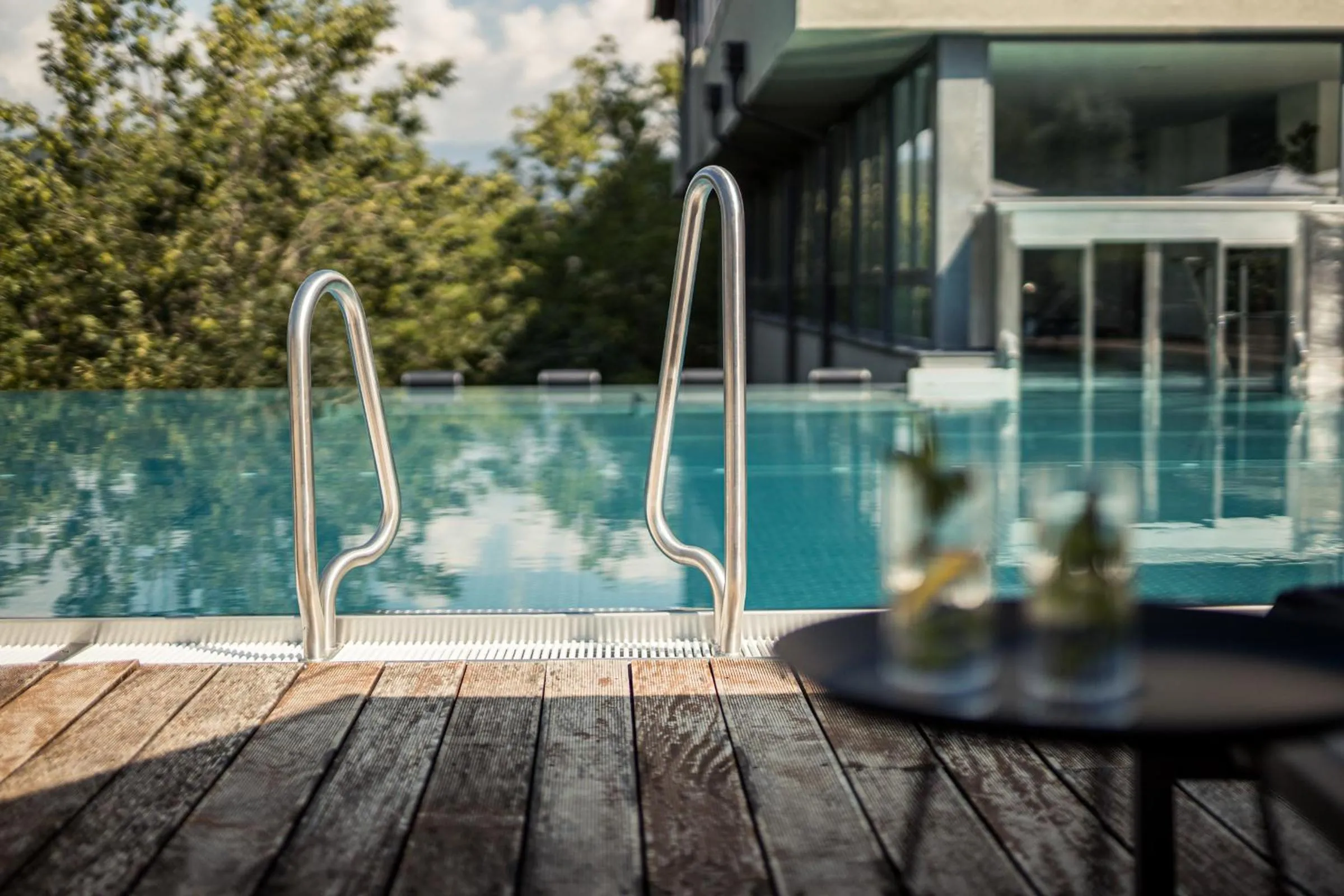 Hot Tub in Hotel Alpenflora