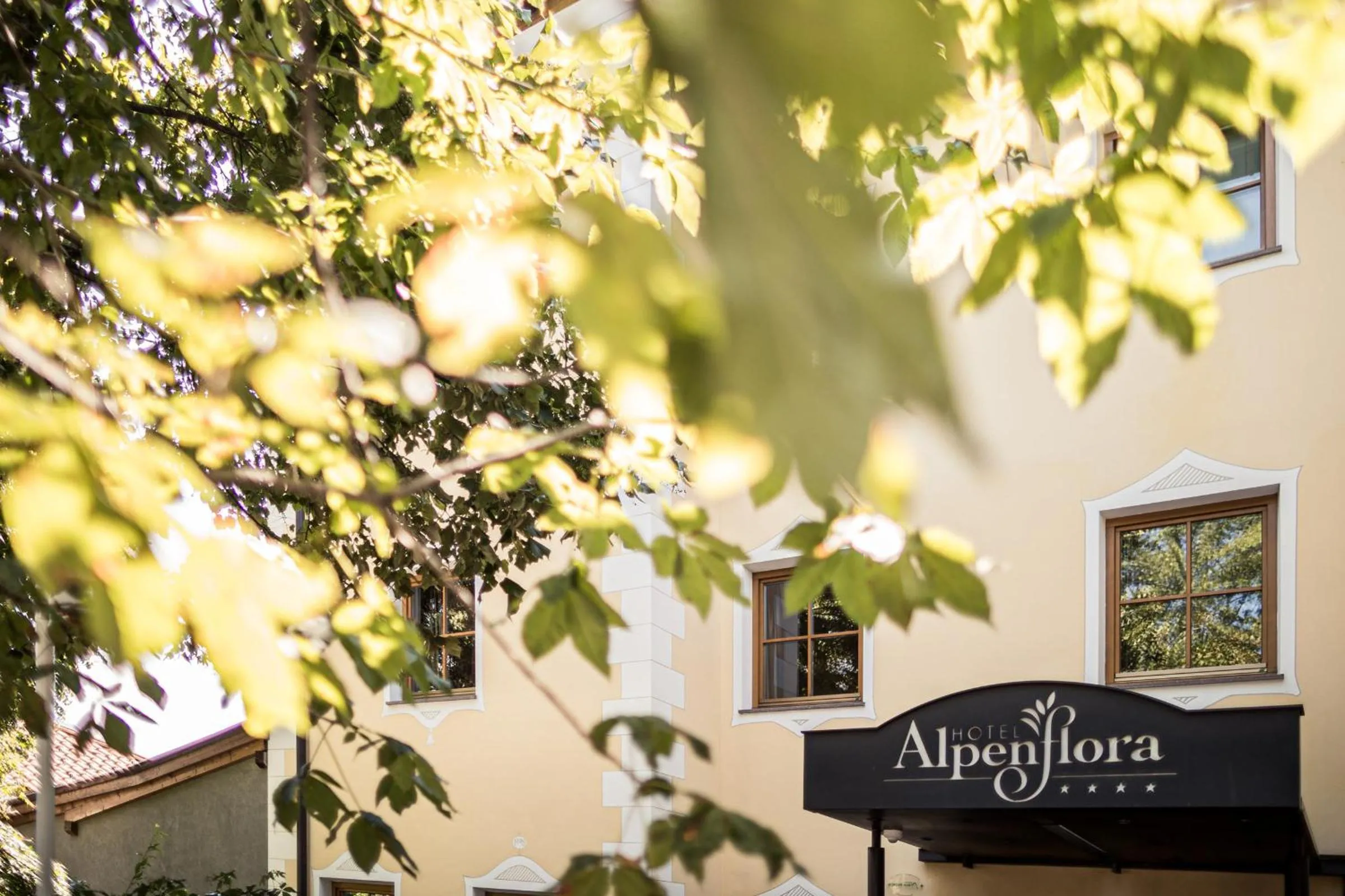 Facade/entrance in Hotel Alpenflora