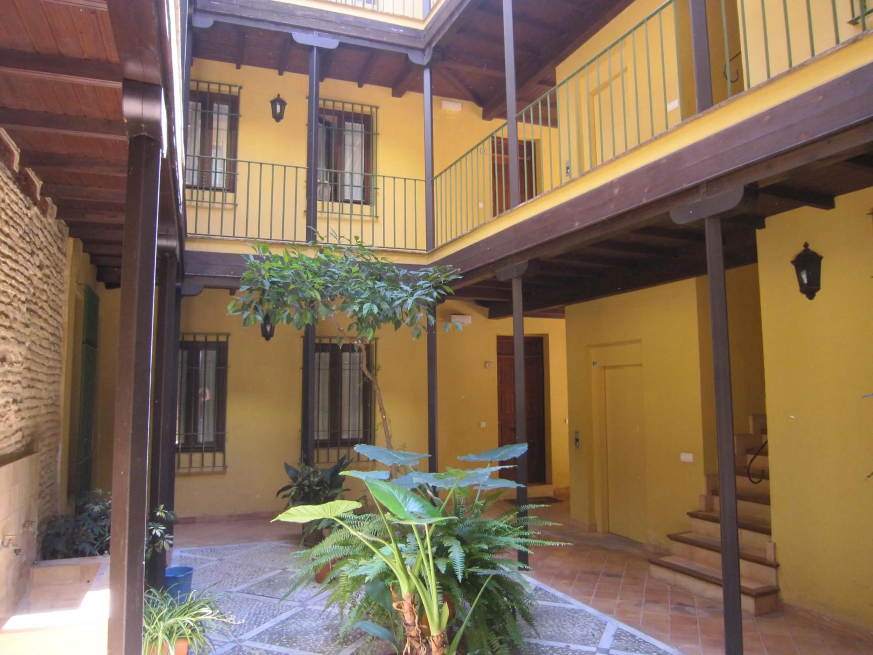 Inner courtyard view in Apartamento céntrico Plaza del Salvador
