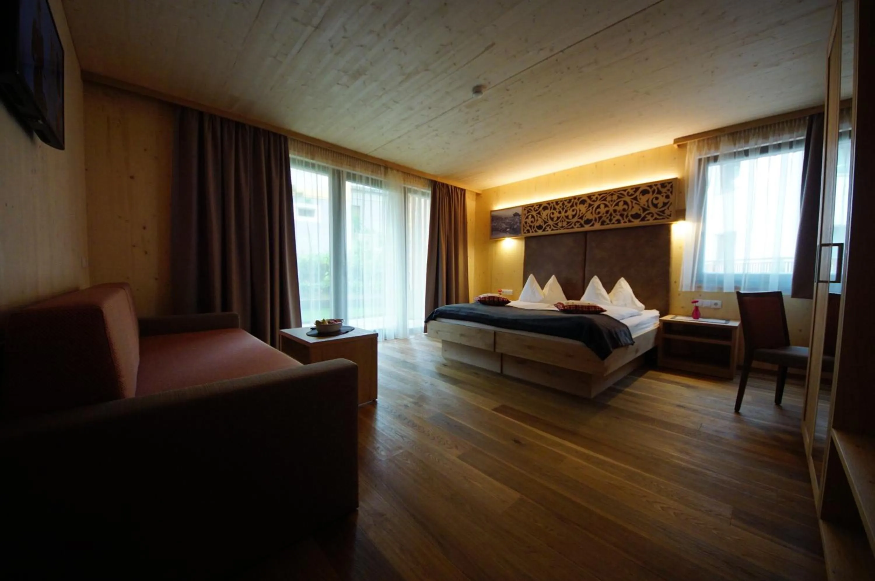 Photo of the whole room, Bed in La Palsa