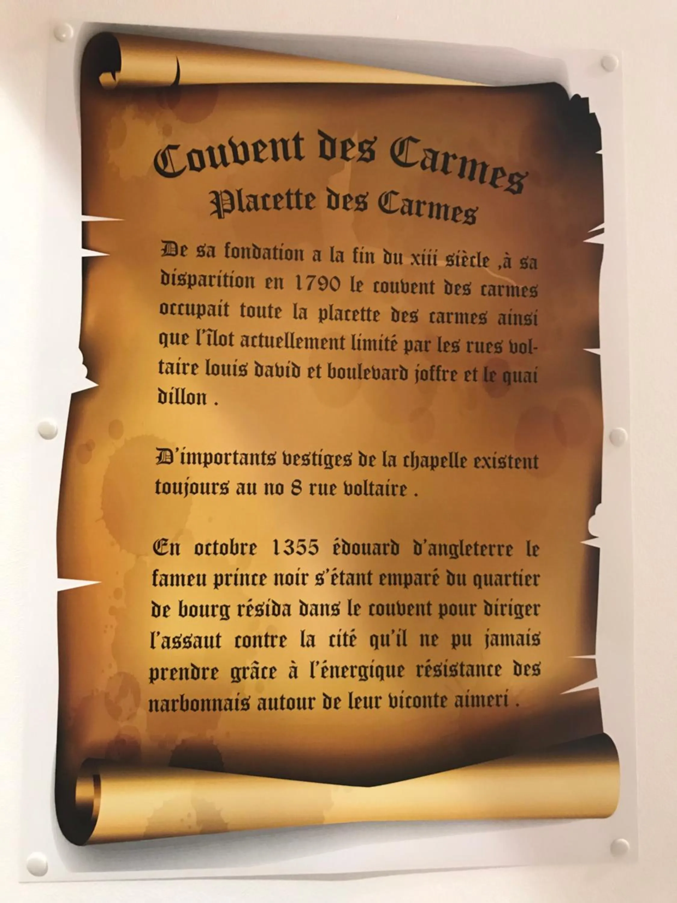 Property logo or sign in Studio du couvent des carmes