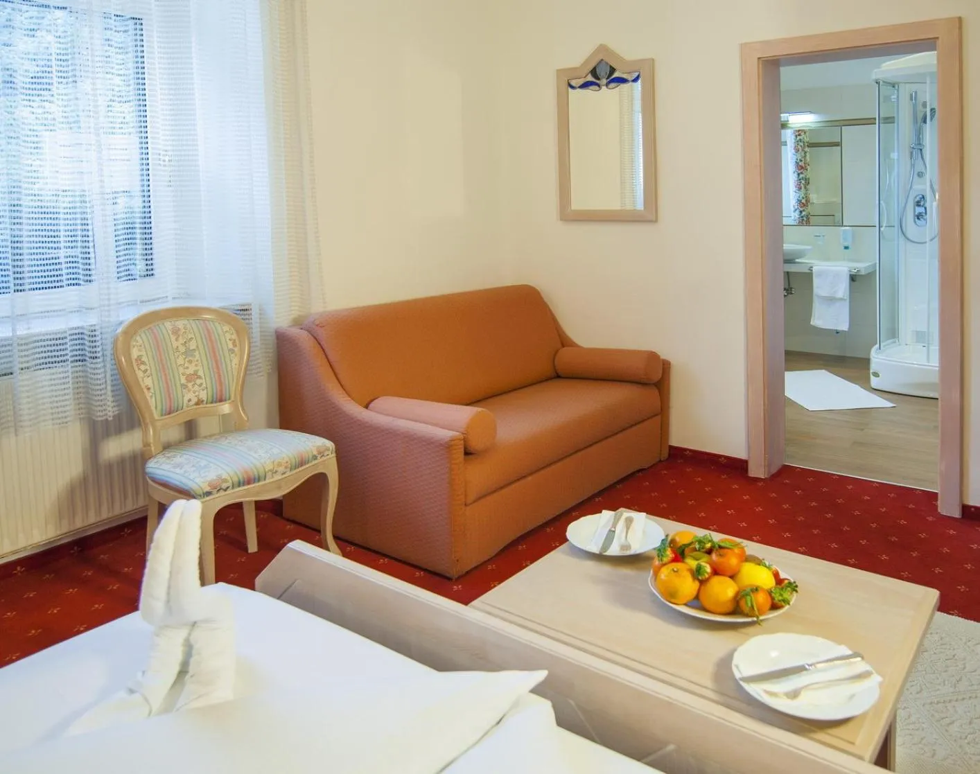 Seating area in Albergo al Cervo - Gasthof zum Hirschen