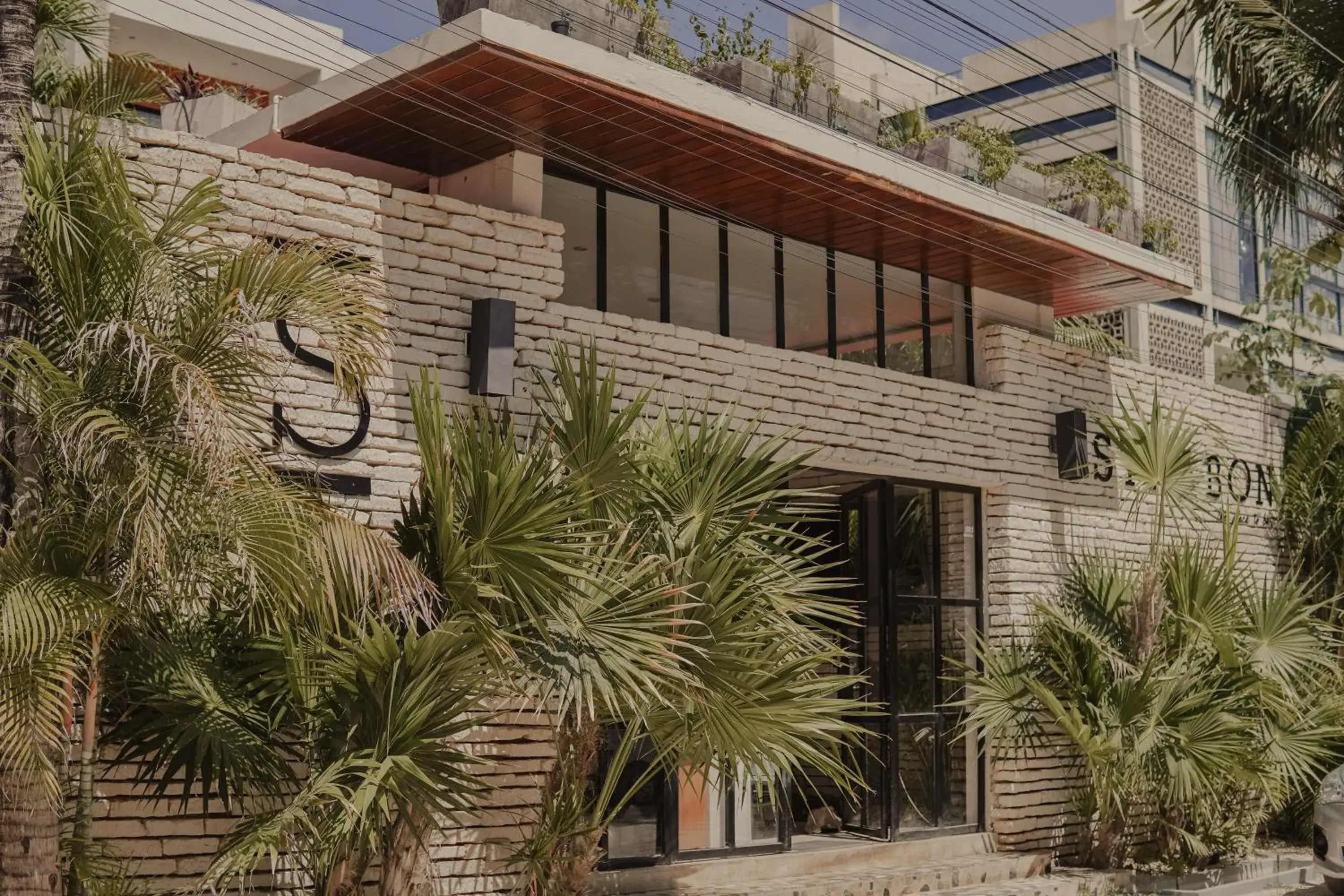 Facade/entrance in The Strabon Tulum Facade/entrance in The Strabon Tulum